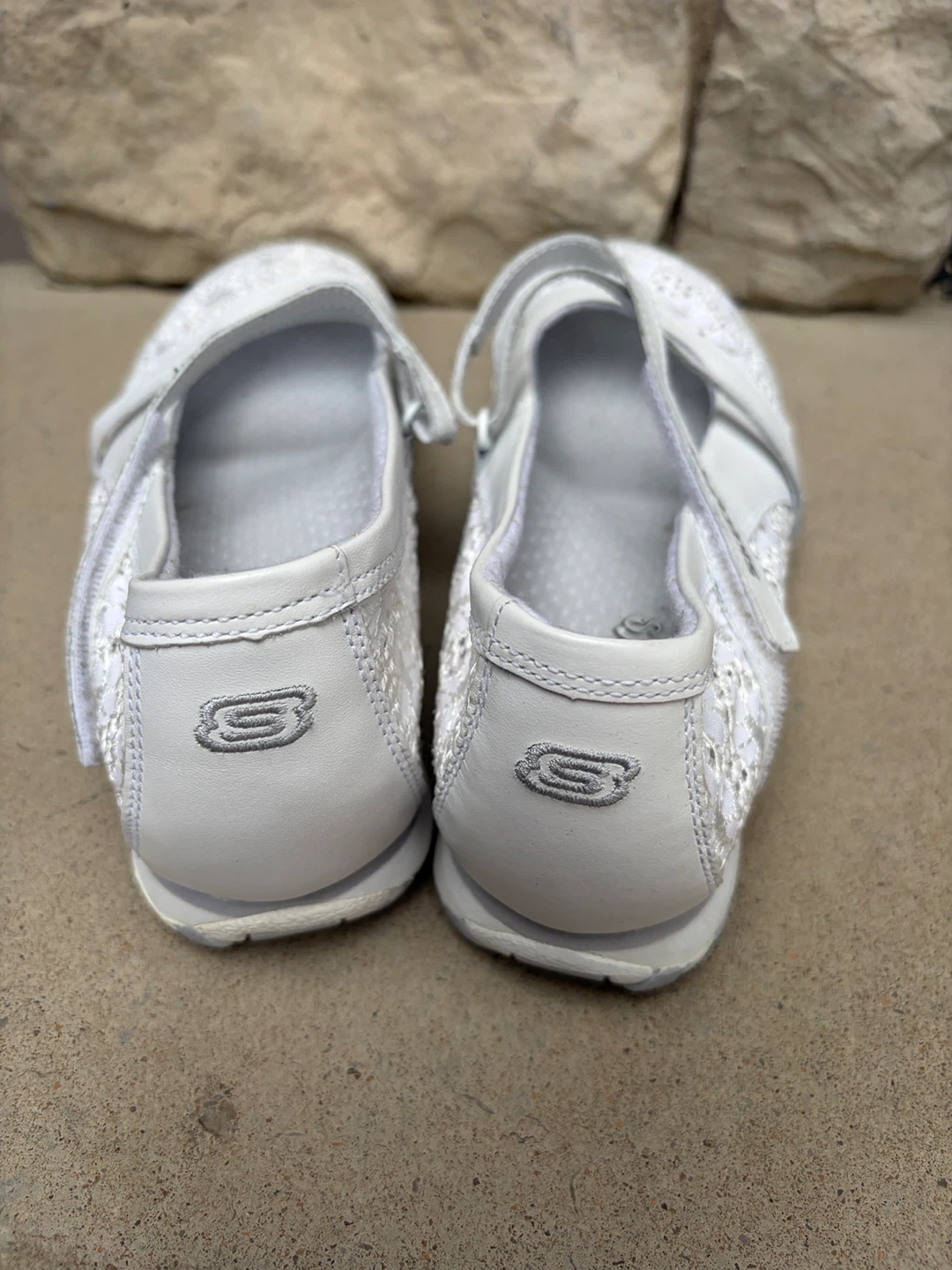 Skechers Women's White Lace Ballet Flats - photo 5