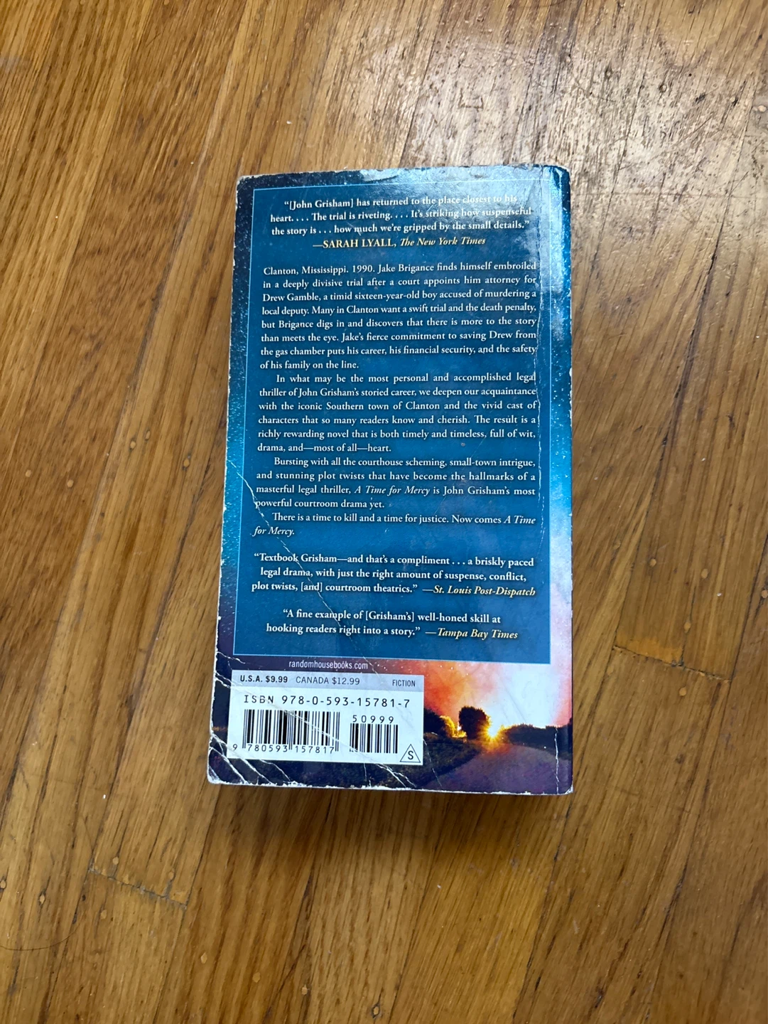 Book- John Grisham A Time for Mercy Paperback Novel - photo 2