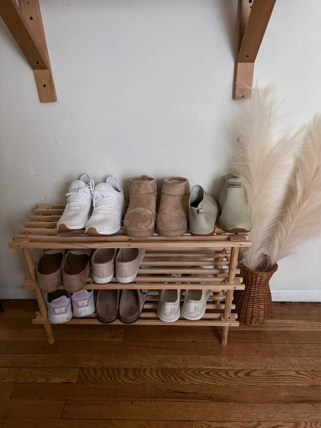 Wooden Shoe Rack