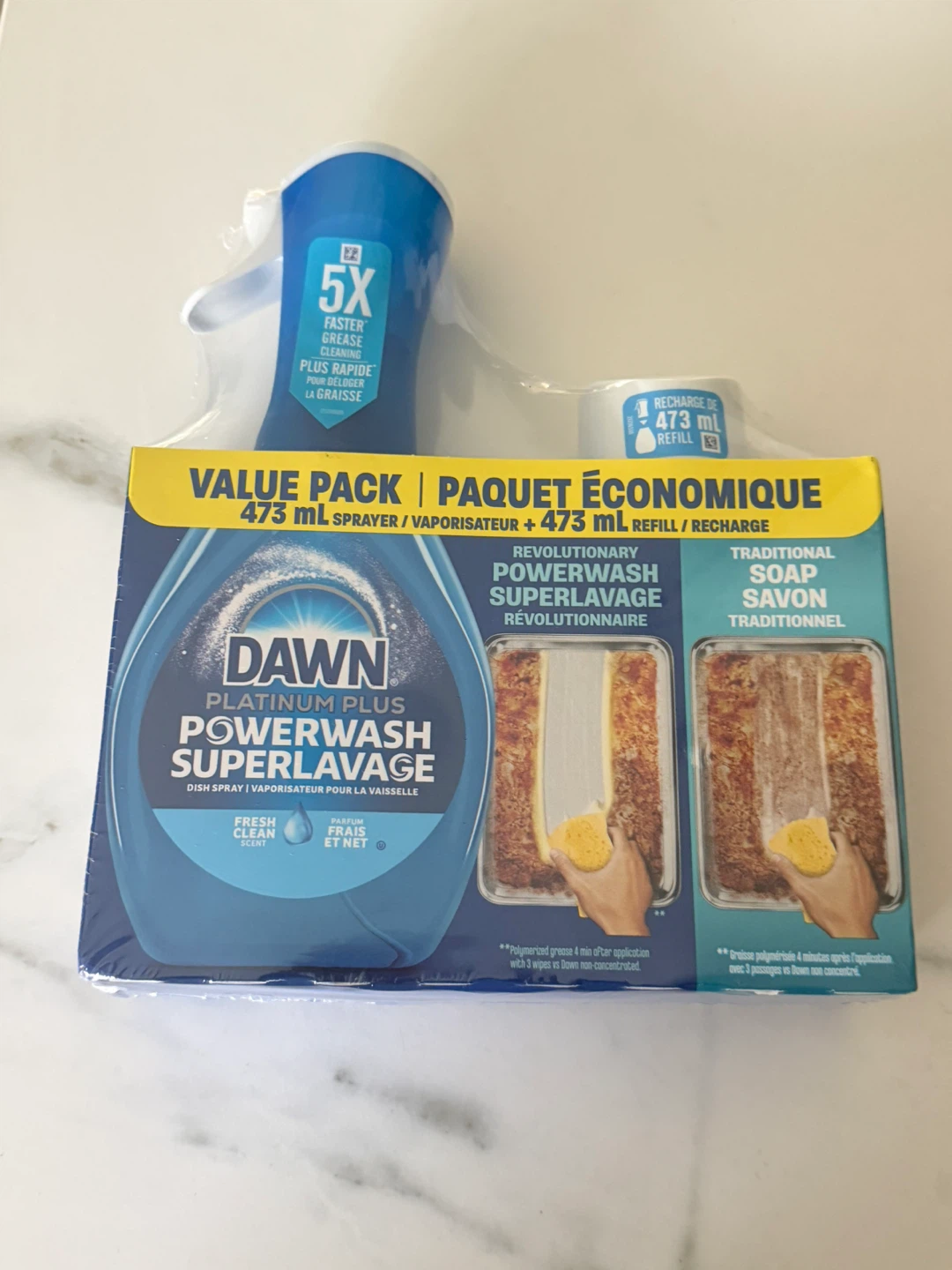 Dawn Platinum Plus Powerwash Superlavage Dish Spray Value Pack