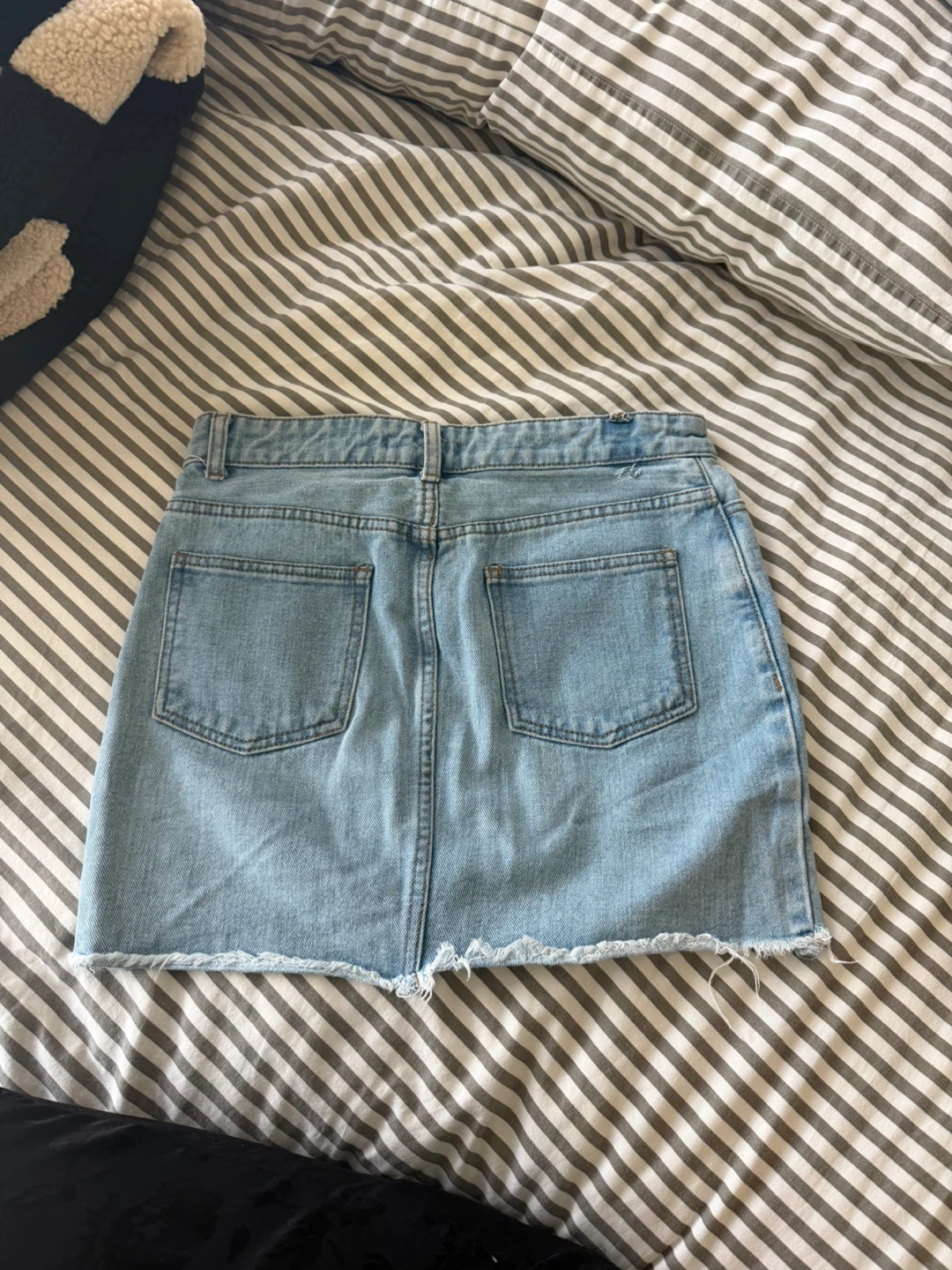 Light Wash Denim Skirt