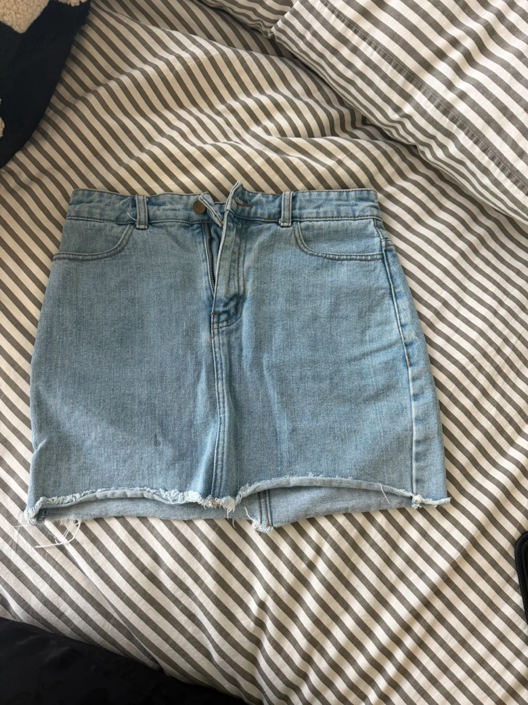 Light Wash Denim Skirt - photo 2