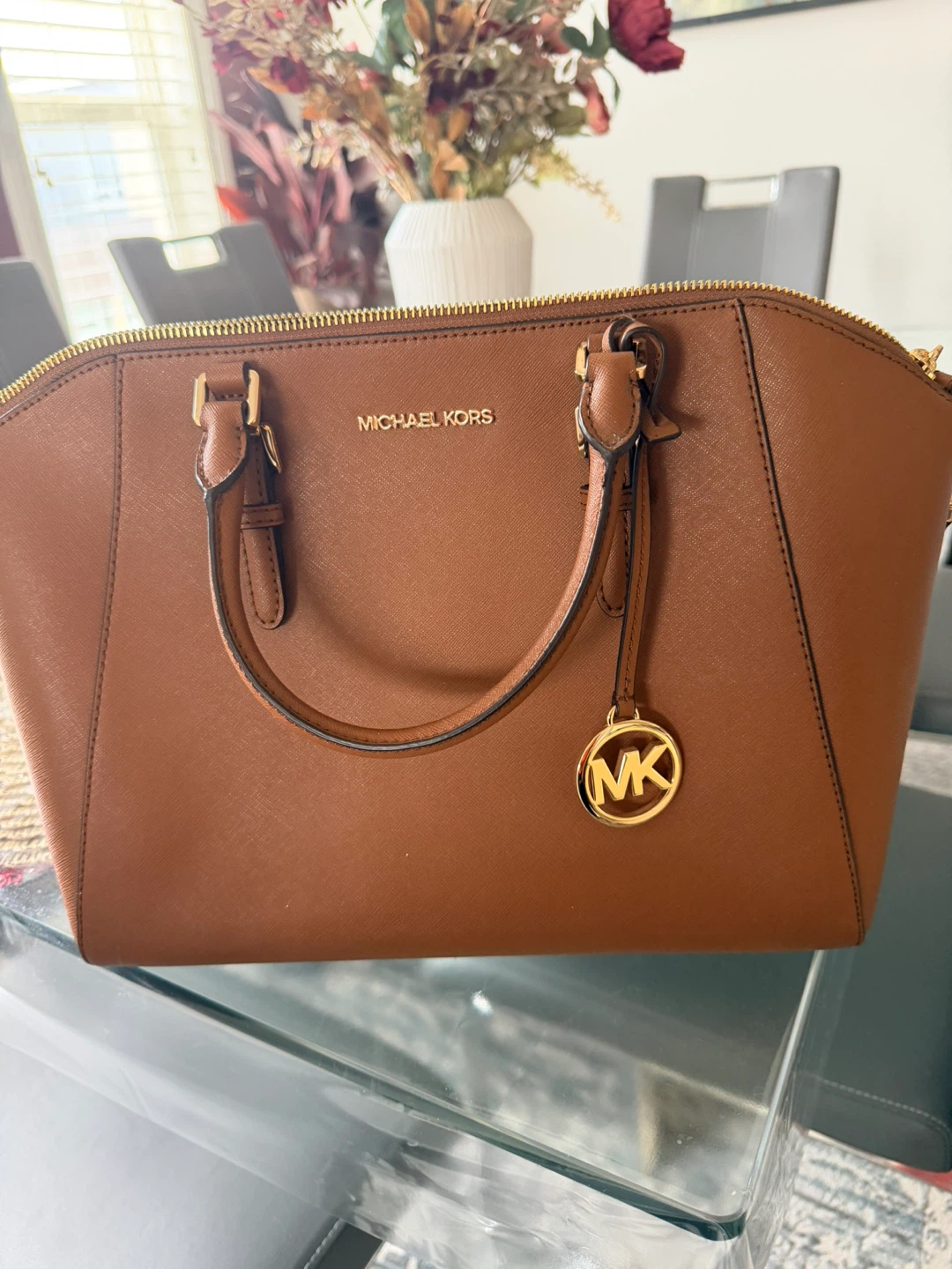 Brand new never used Michael Kors Satchel Handbag - Brown