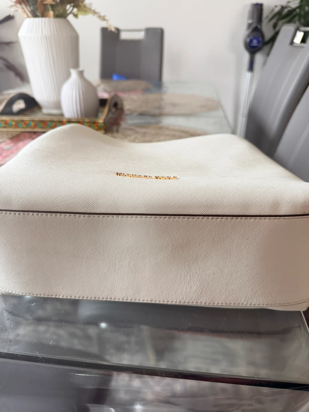 Michael Kors Cream Leather Crossbody Bag - photo 5