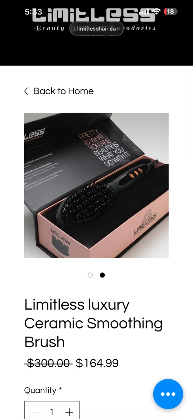 Limitless Professional Ceramic Smoothing Brush