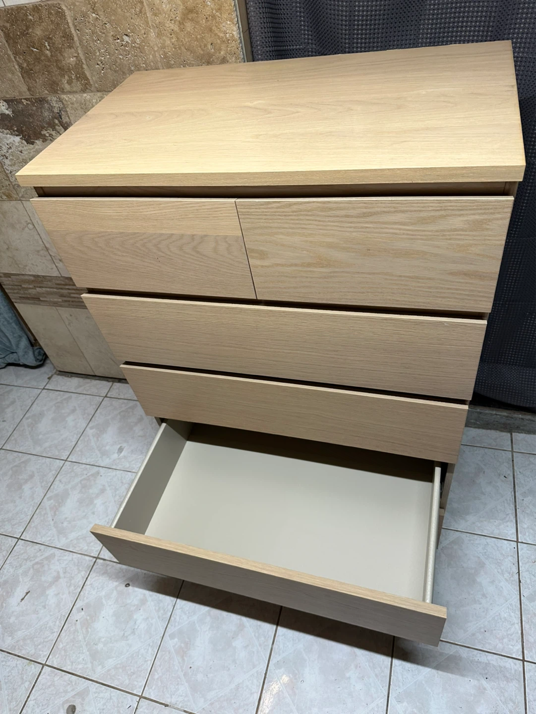 Contemporary IKEA Light‑Wood 6-Drawer Dresser / Storage Cabinet - photo 4