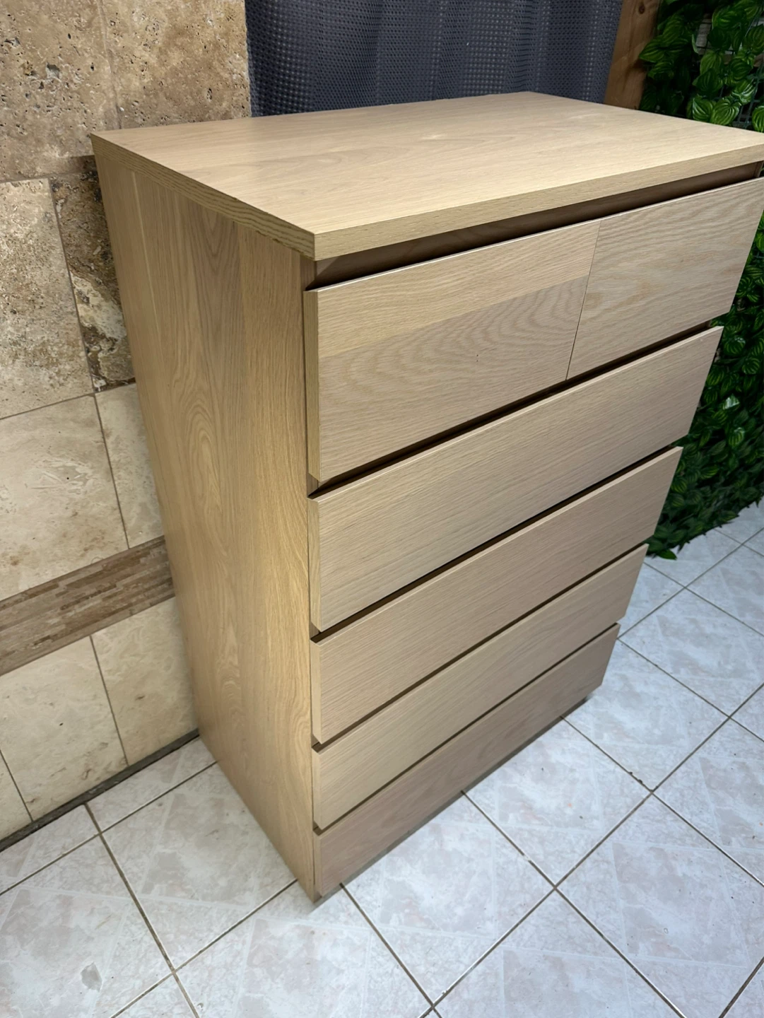 Contemporary IKEA Light‑Wood 6-Drawer Dresser / Storage Cabinet - photo 2