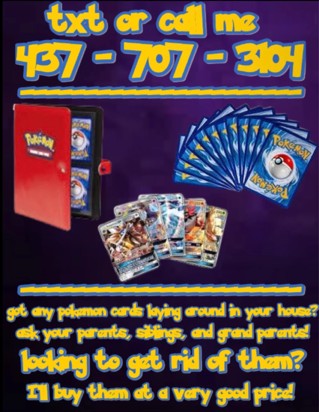 Pokémon Cards Wanted
