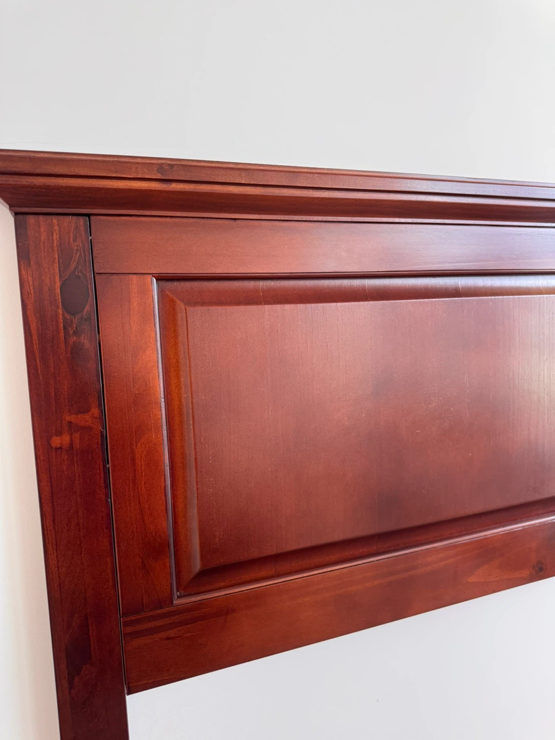 Dark Wood Headboard - photo 3