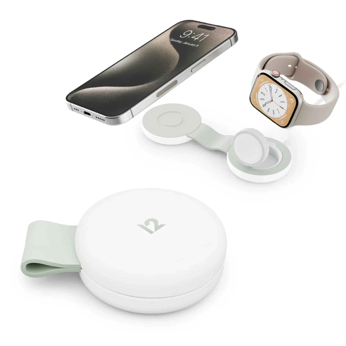 Twelve South ButterFly SE 2-in-1 Qi2 Charger with Charging Cable