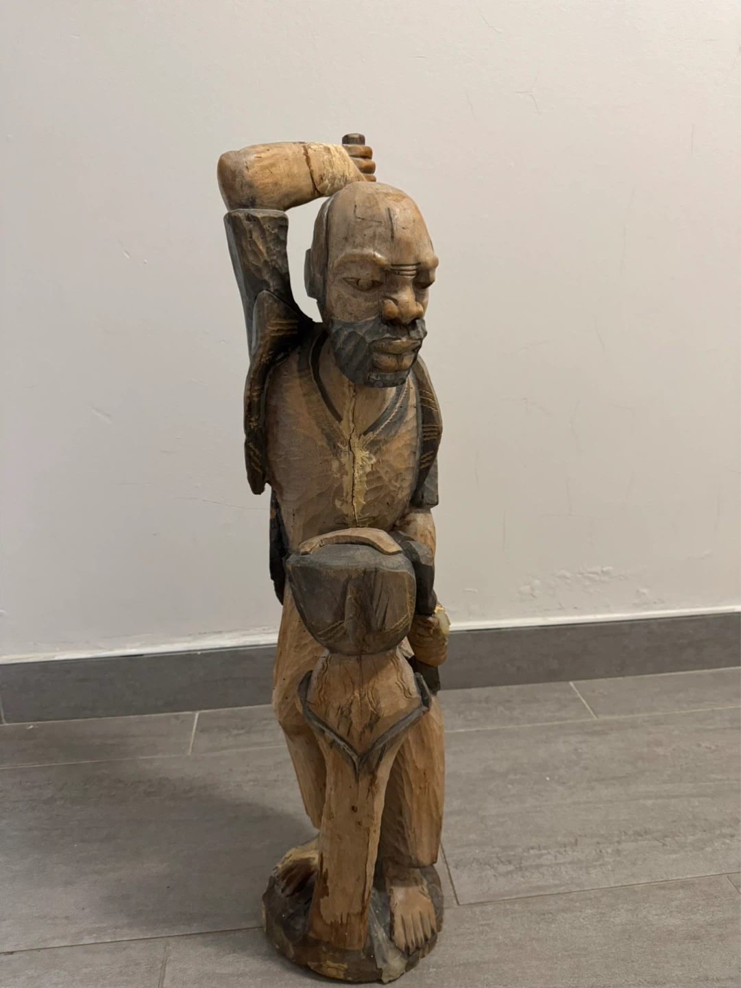 Hand-Carved Wooden Figurine - photo 3