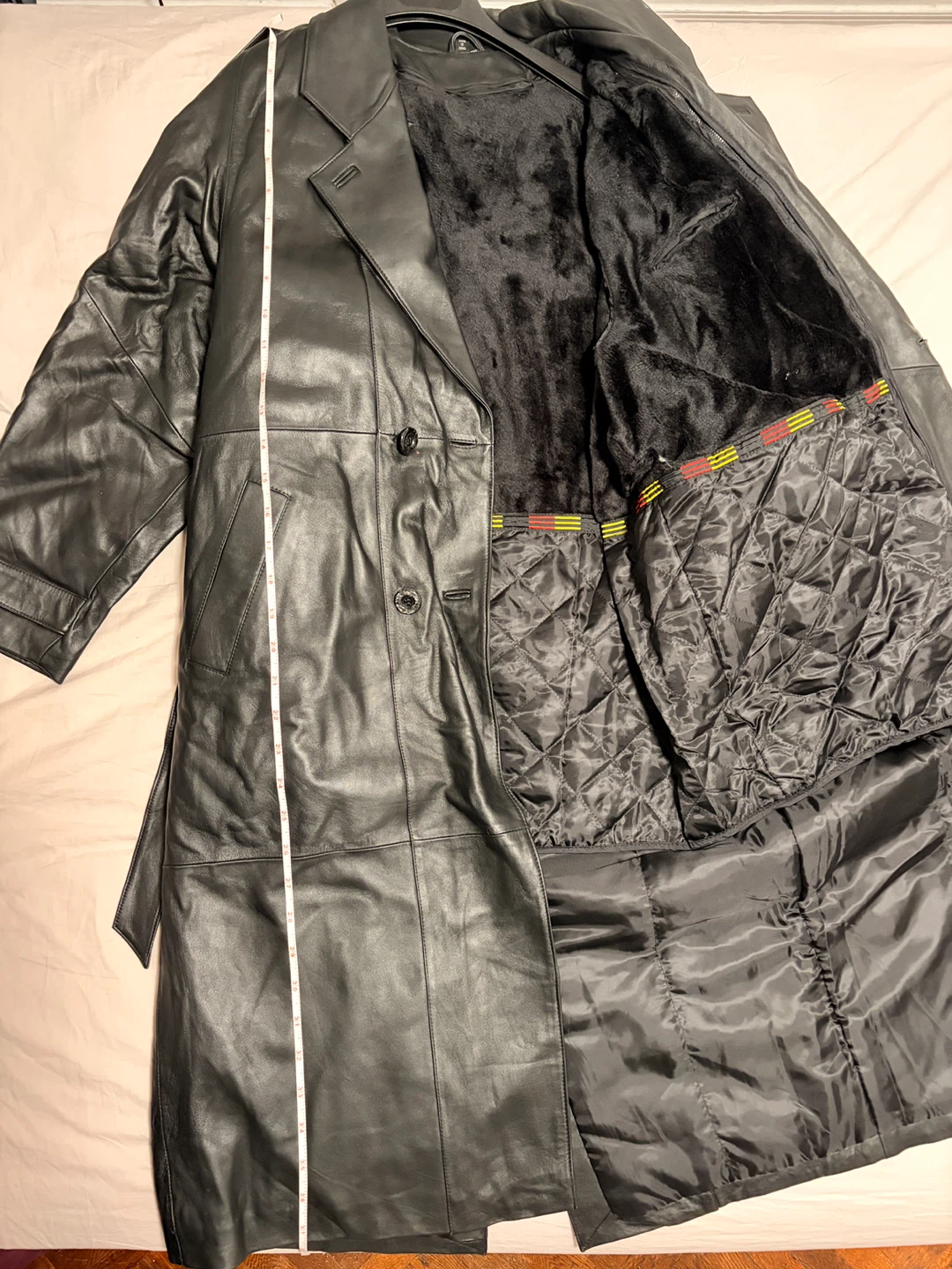Men’s Wilda Leather full length coat - photo 5