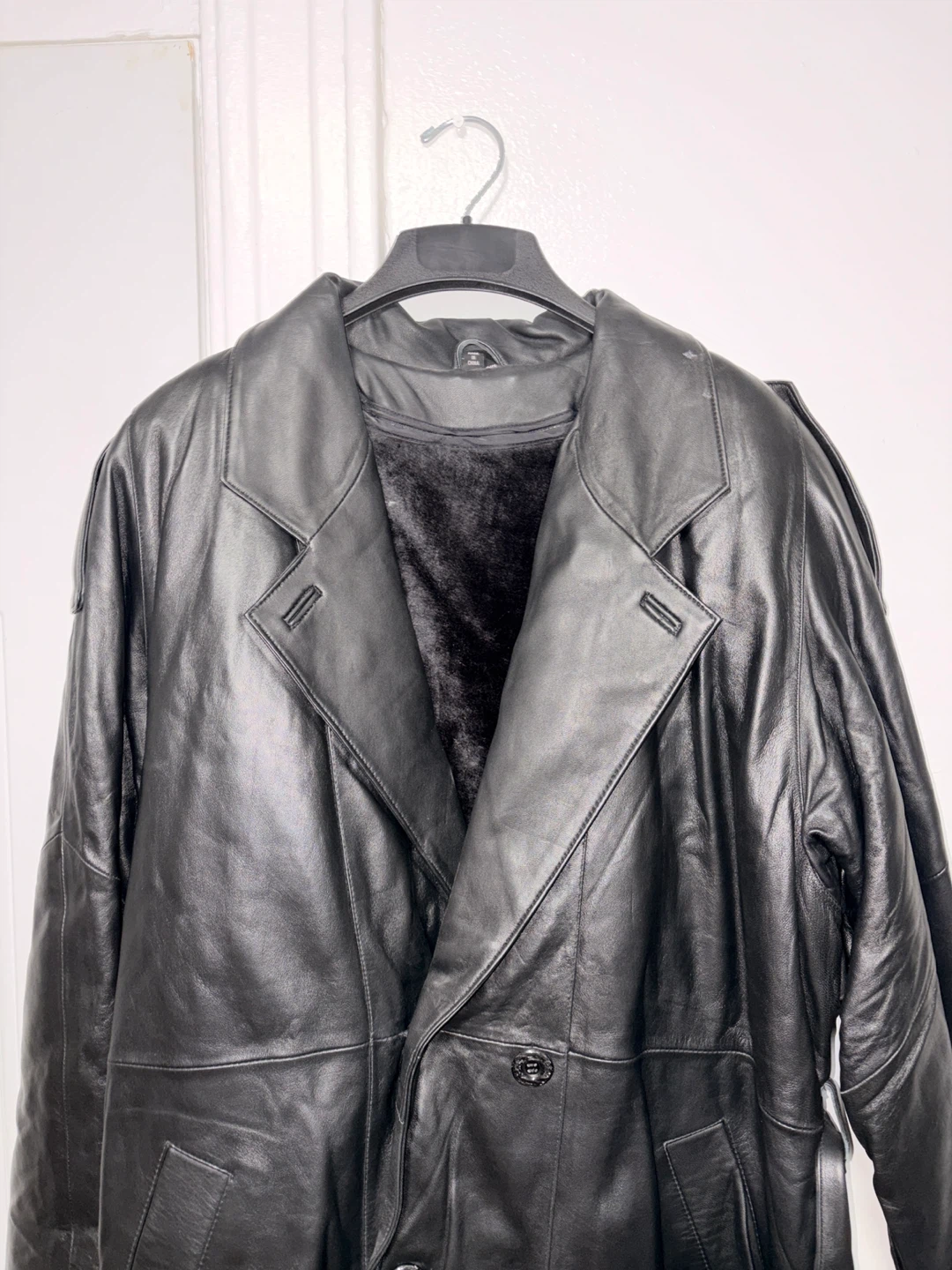 Men’s Wilda Leather full length coat - photo 2