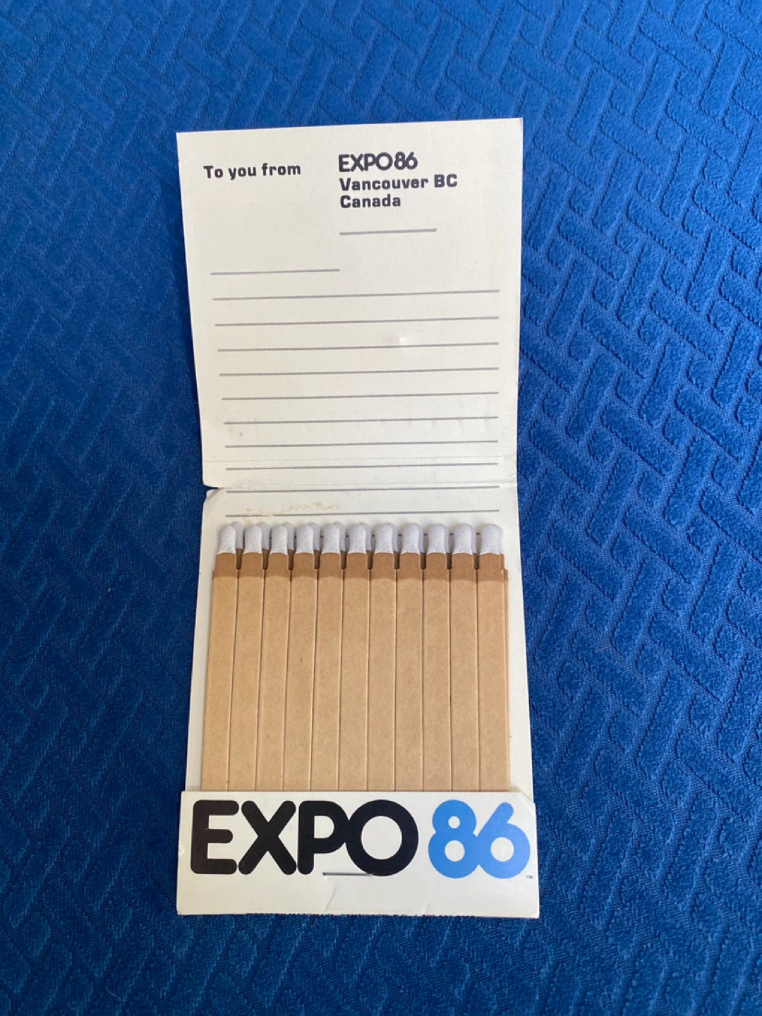Expo 86 Matchbook Vancouver - photo 2