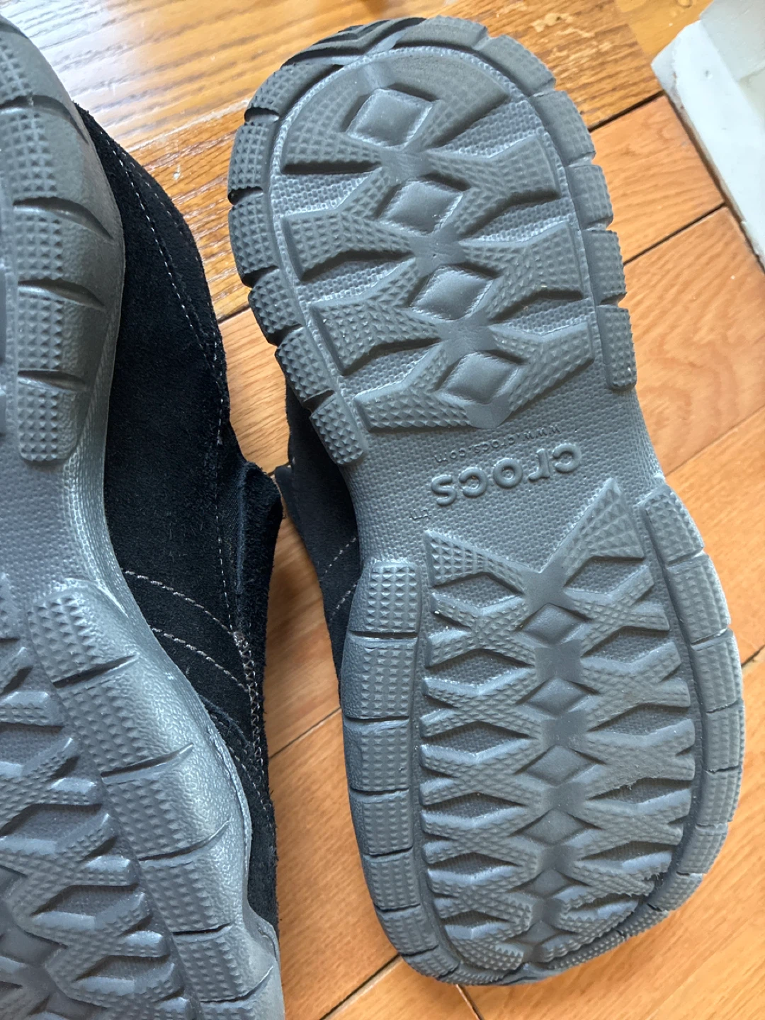 Crocs  Black Slip-On Shoes - photo 3