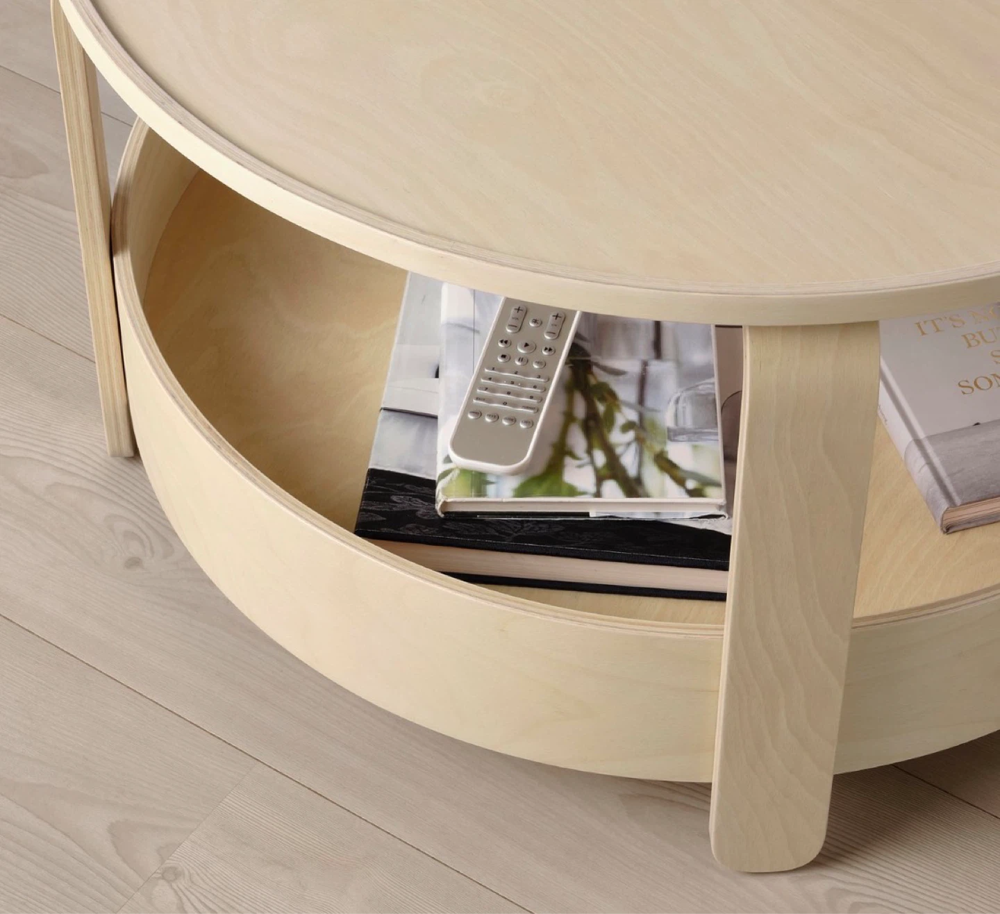 BORGBY Coffee Table - Birch Veneer, 70 cm - photo 4
