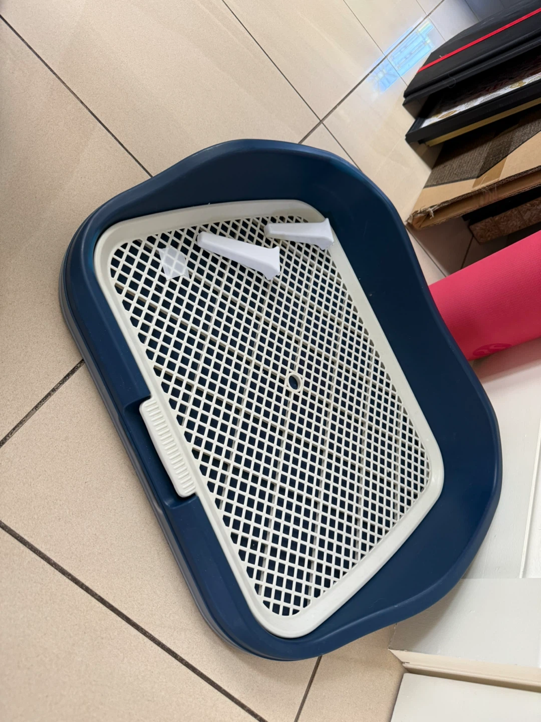 Blue Pet Litter Box with Grate - photo 2