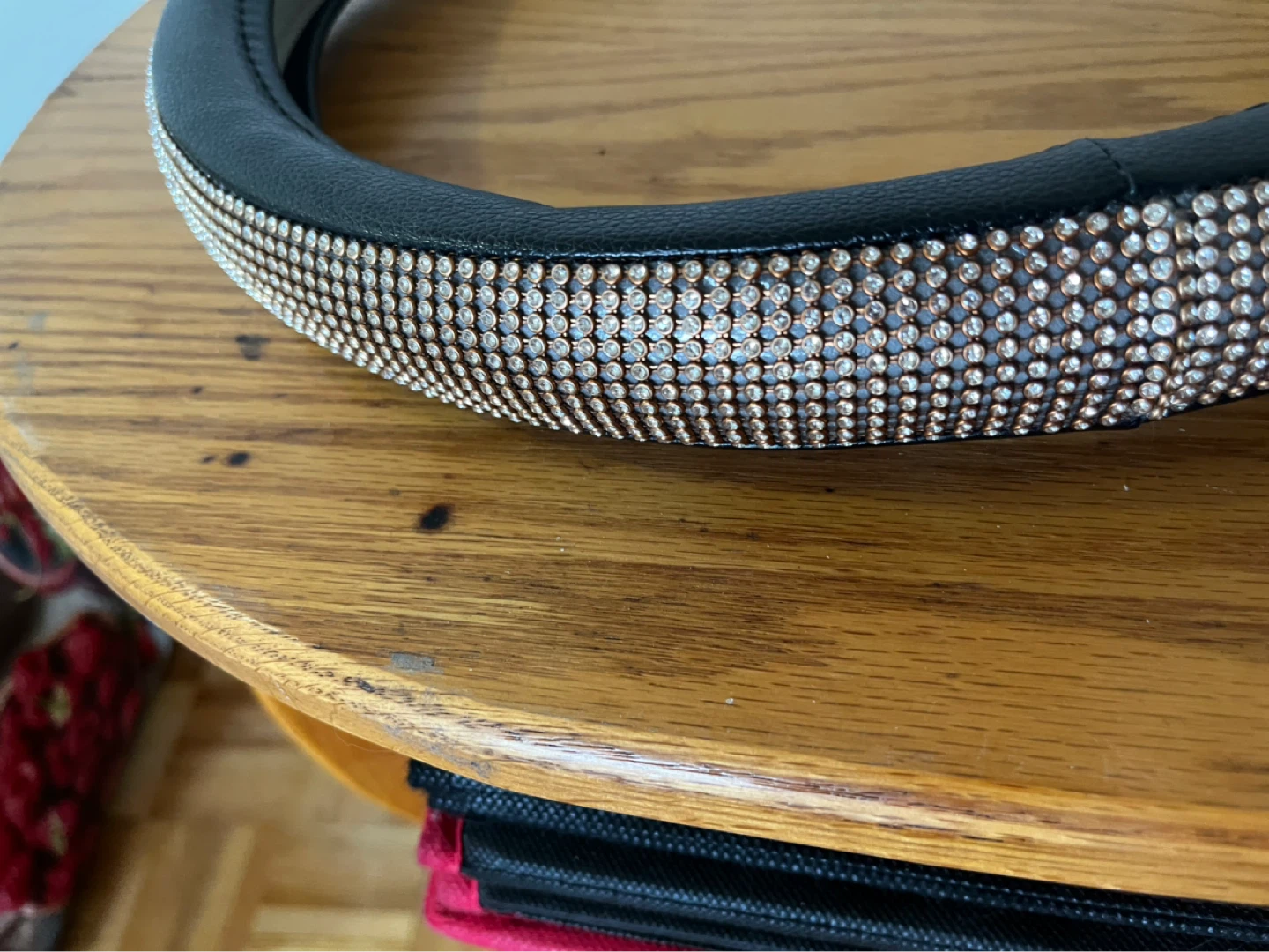 Rhinestone Steering Wheel Cover - photo 2
