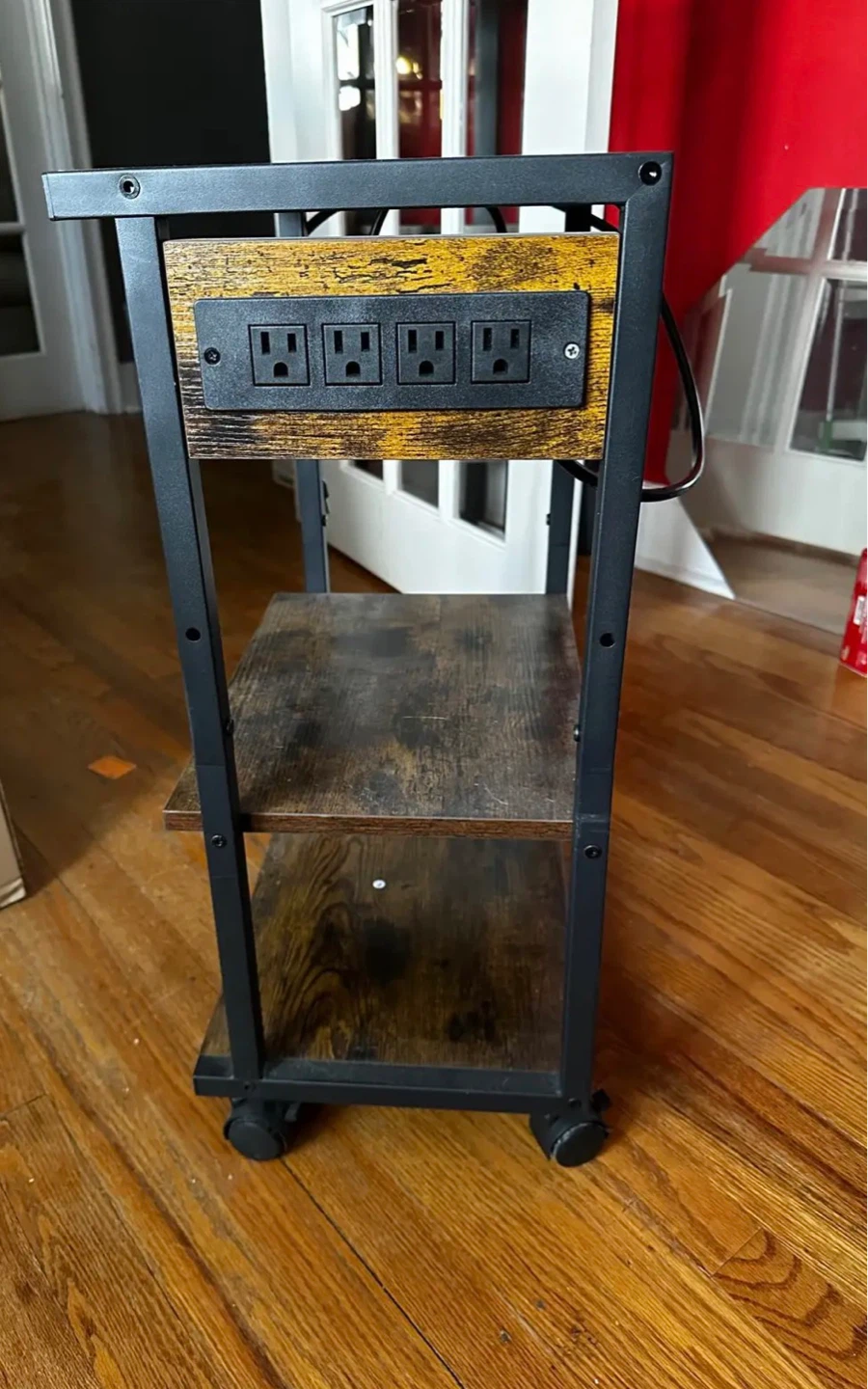 Rolling Printer Stand with Power Outlet - photo 4
