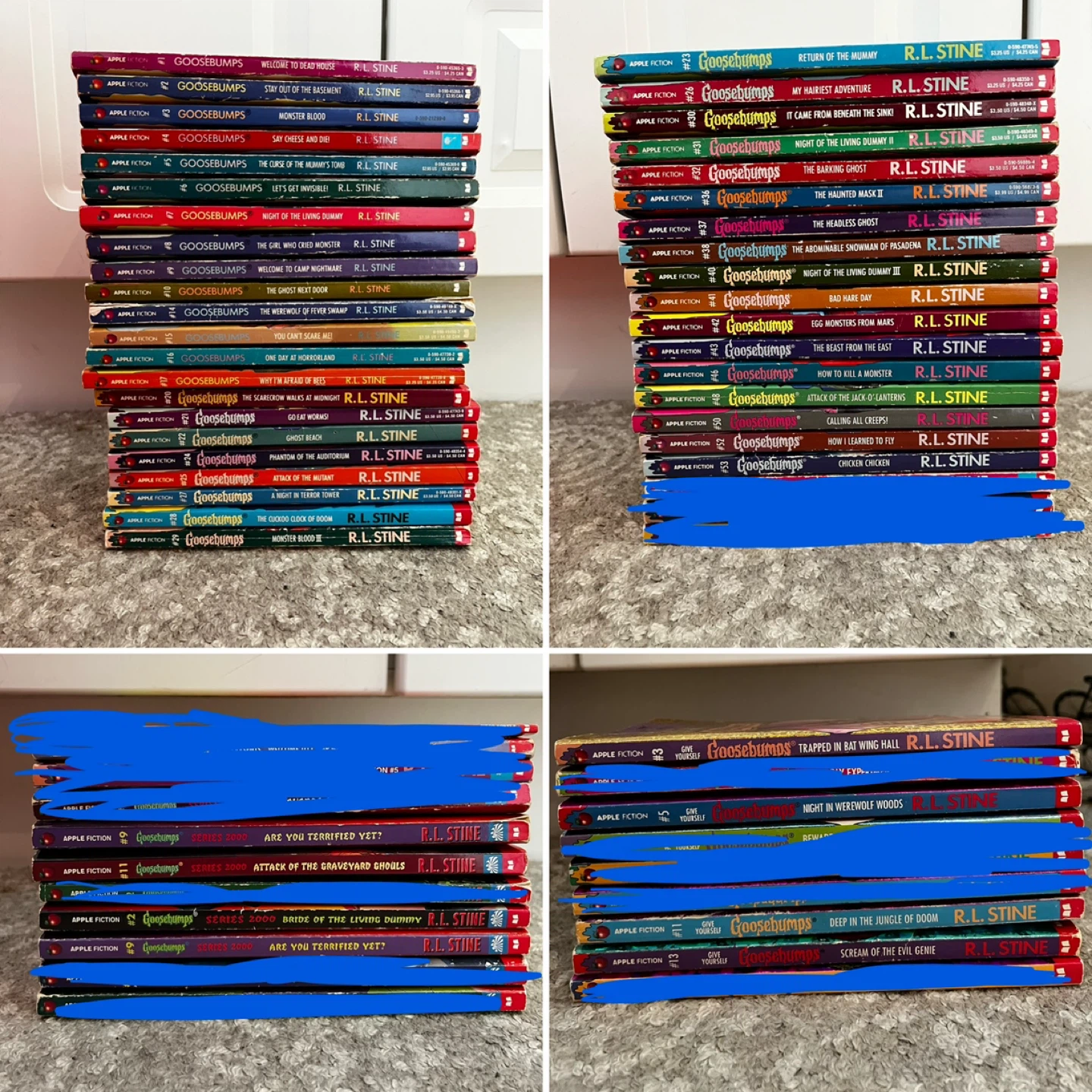 47 vintage goosebumps books