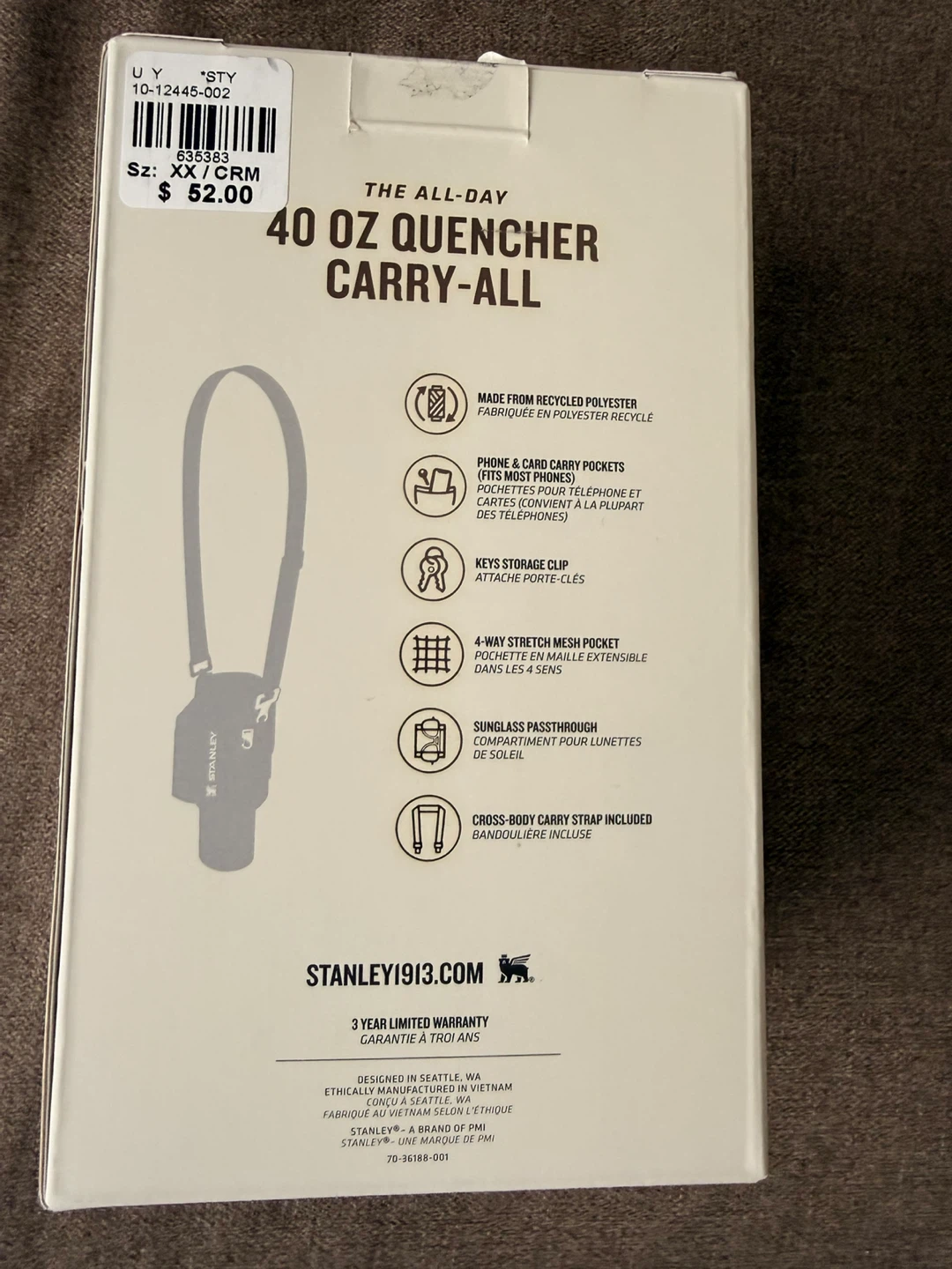 Stanley 40 oz Quencher Carry-All - photo 2