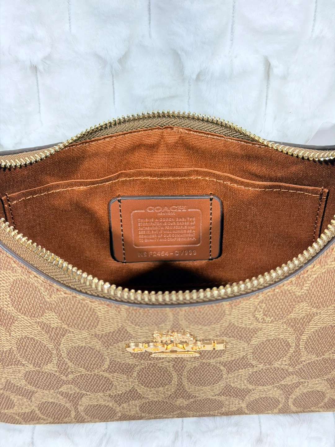 🔥 Coach Teri Shoulder Bag | Brown Leather ✨ - photo 5