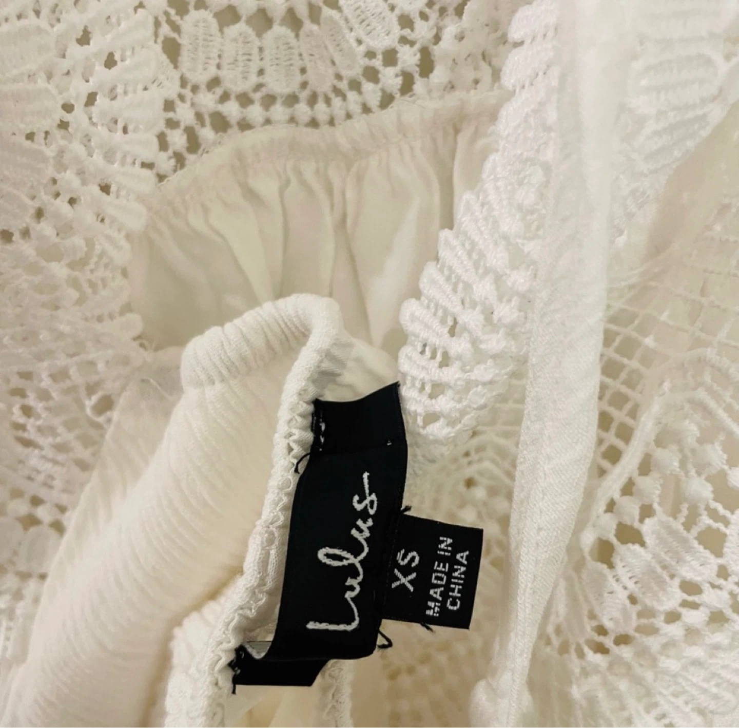 Lulus White Crochet Lace Mini Dress - photo 2