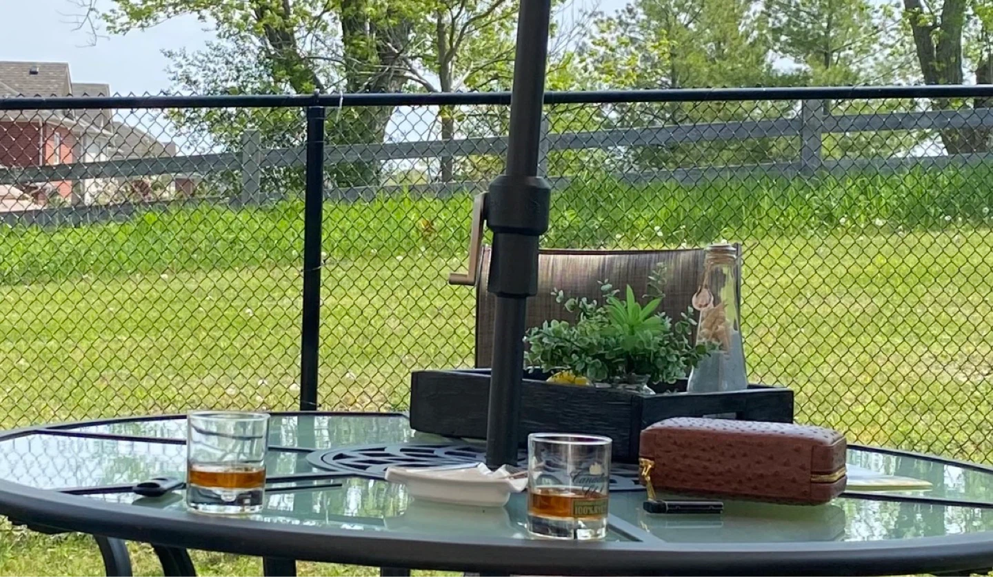 Glass Top Patio Dining Set with 4 Chairs - photo 2