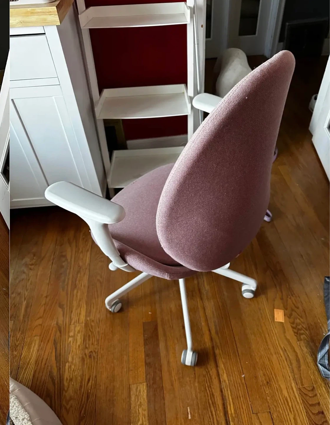 IKEA HATTFEJÄLL Office Chair - Mauve Pink