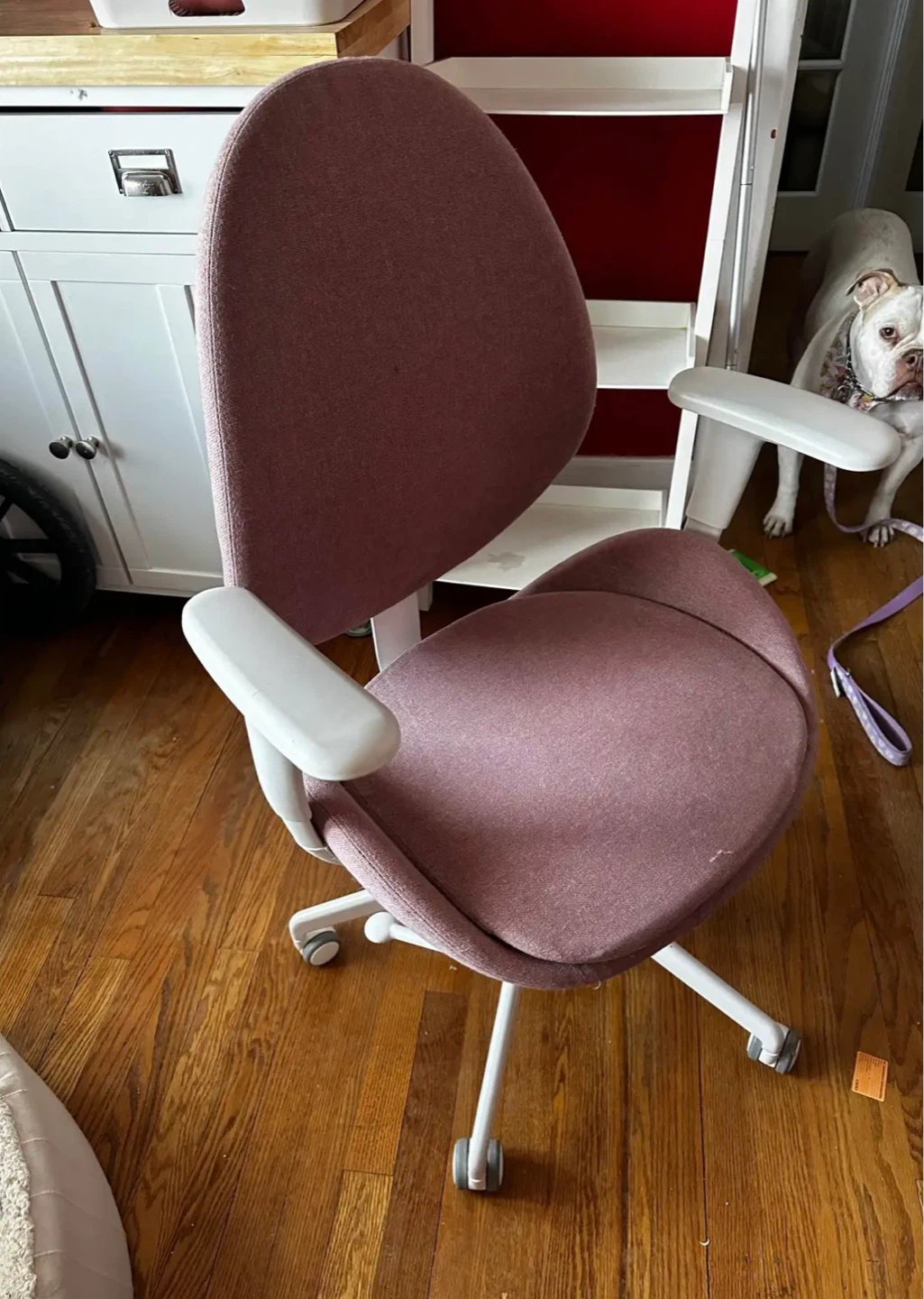 IKEA HATTFEJÄLL Office Chair - Mauve Pink - photo 3