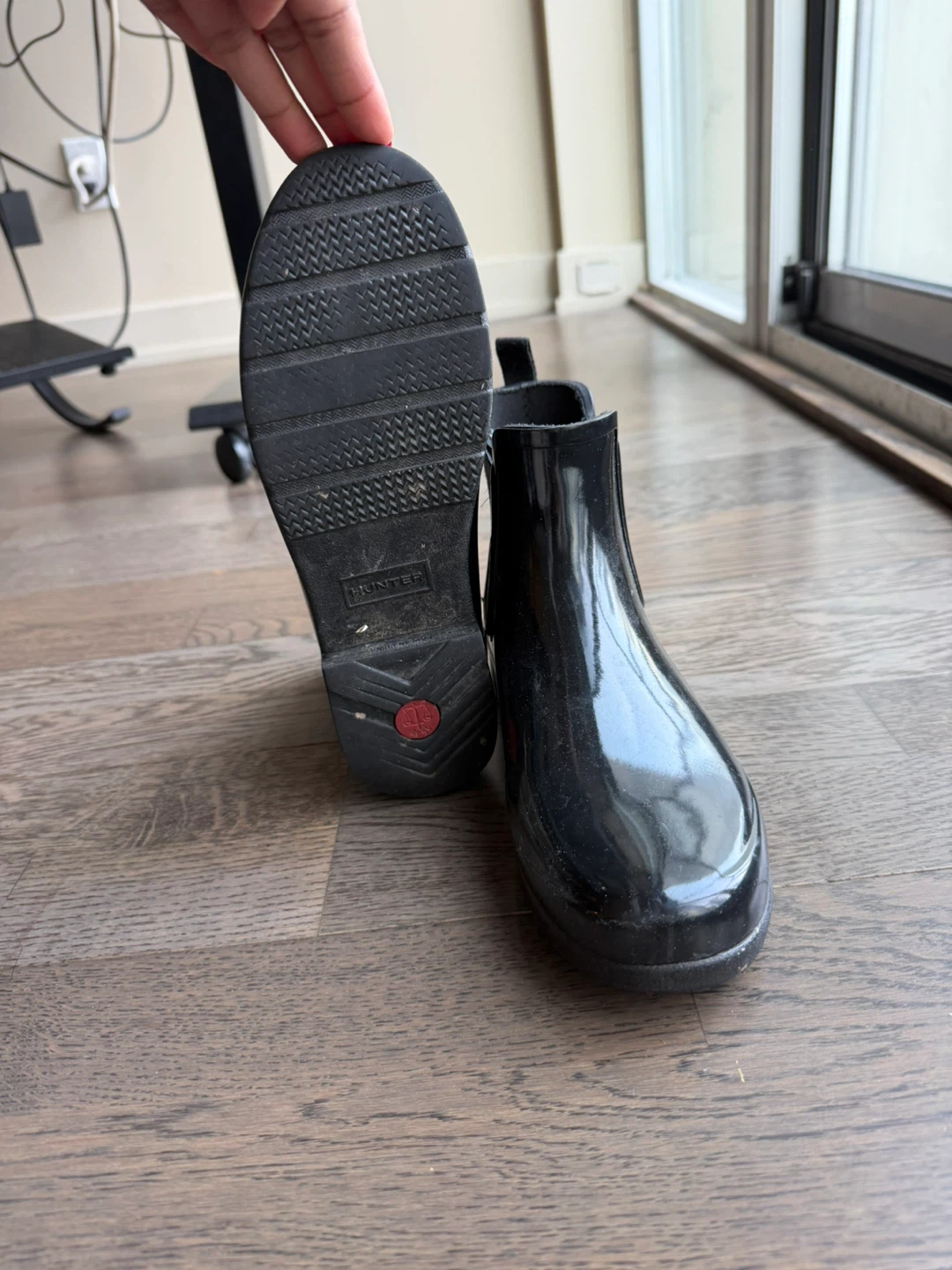 Hunter Black Gloss Chelsea Boots - photo 4