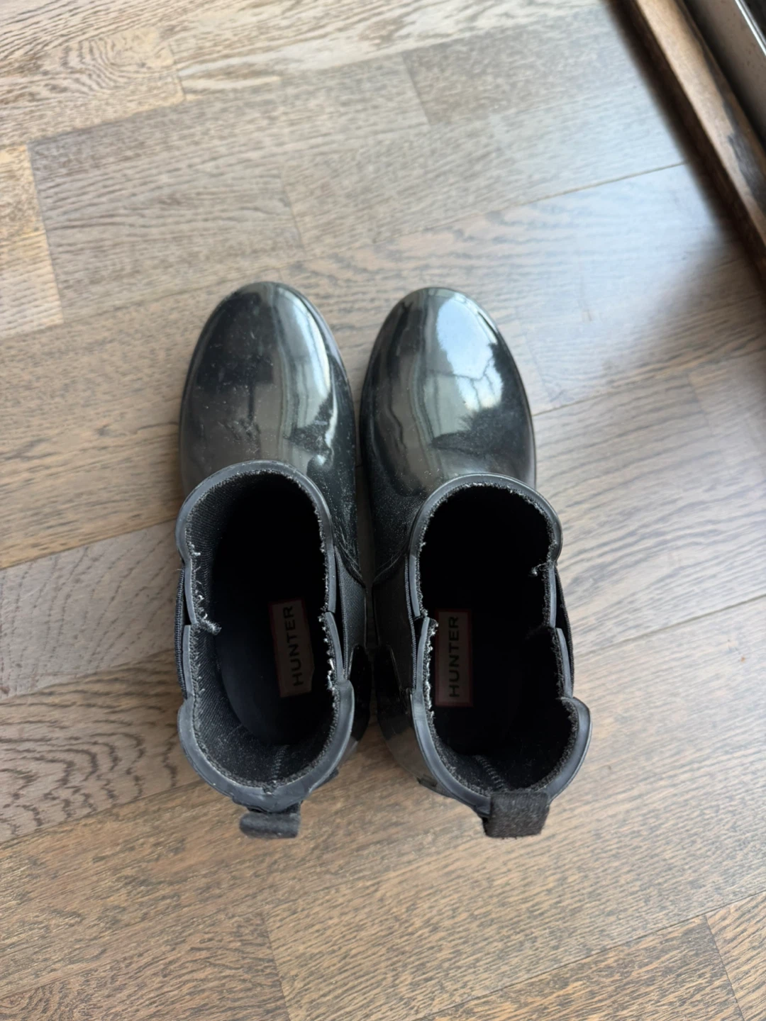 Hunter Black Gloss Chelsea Boots - photo 5