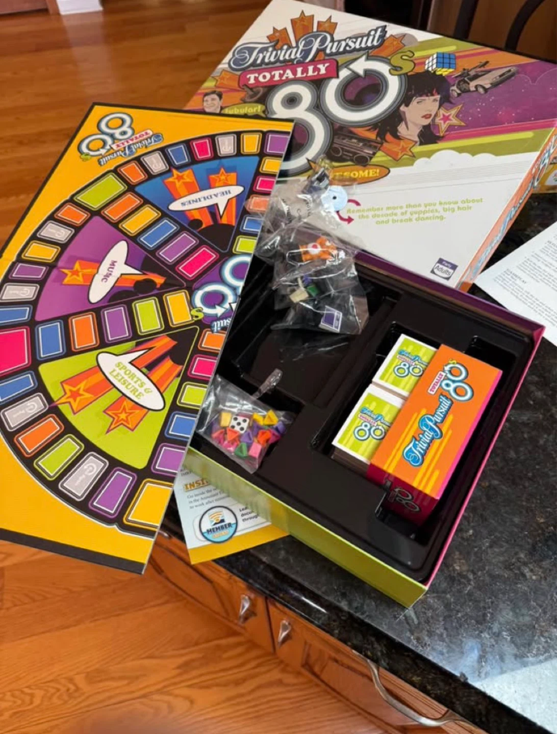 Trivial Pursuit Totally 80s Board Game - photo 2