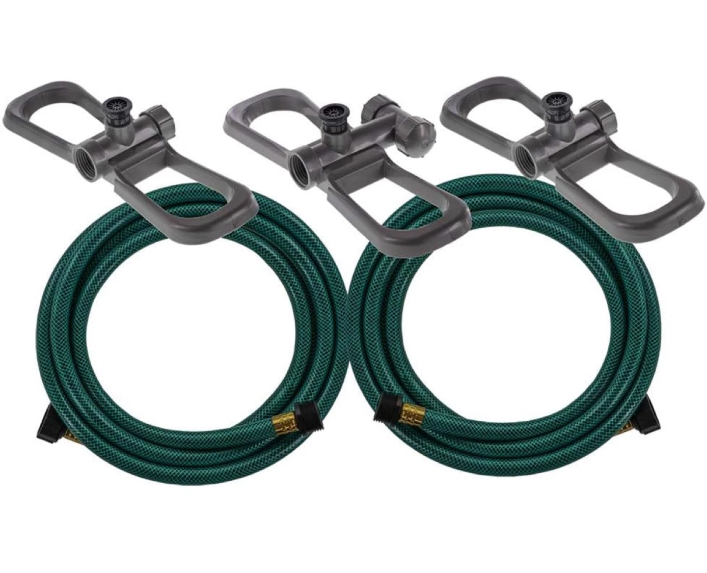 3-Piece Lawn Sprinkler System Set - Gray & Green - photo 3