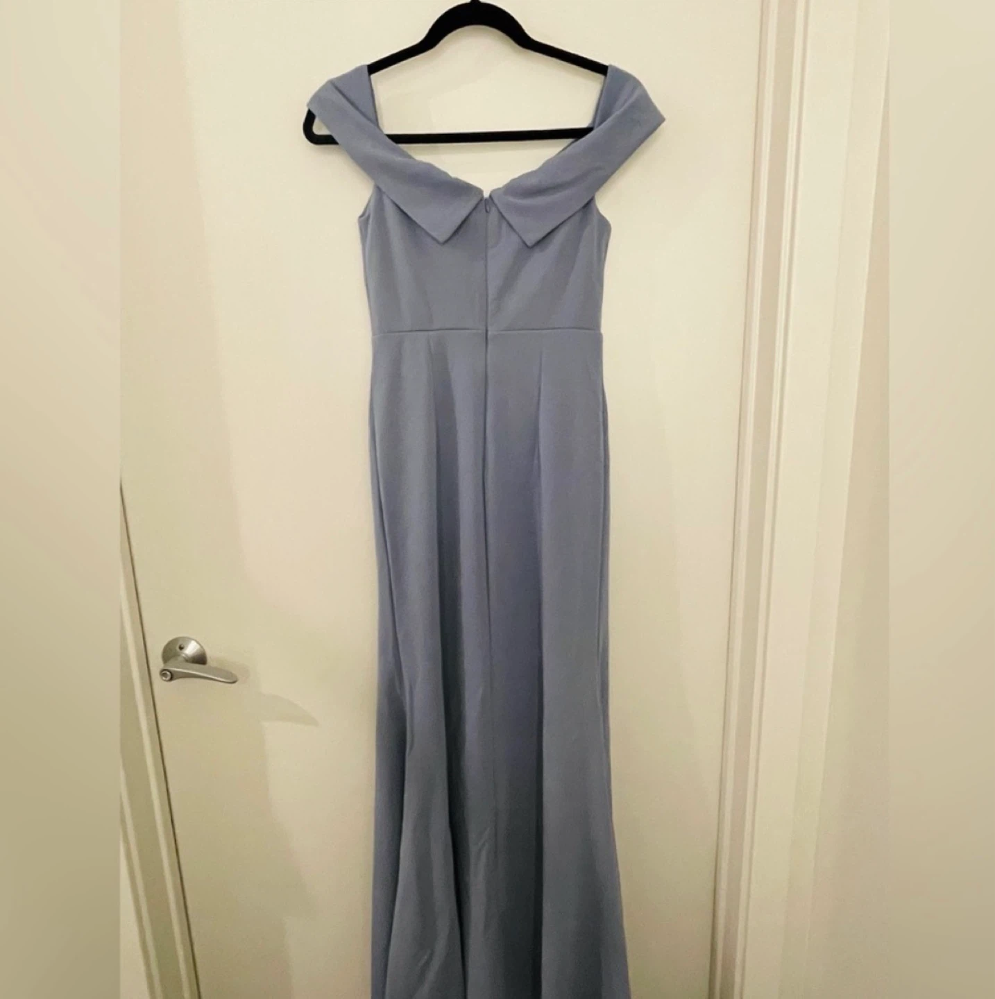 Lulus Blue Off-the-Shoulder Maxi Dress Size S - photo 2