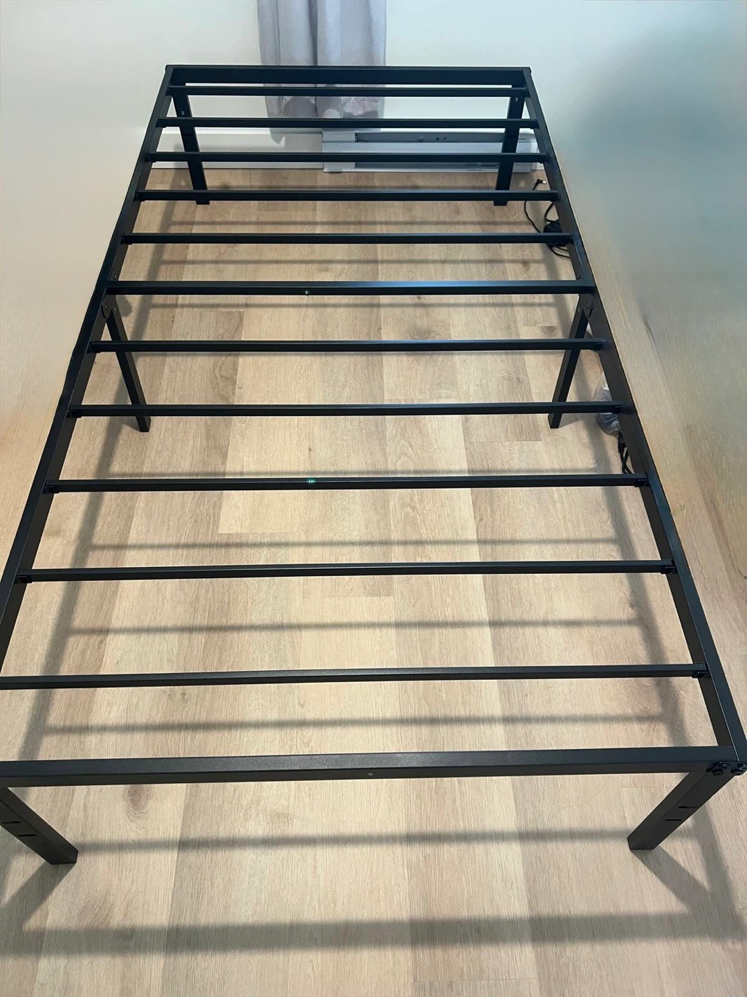 Black Metal Twin Bed Frame - photo 4