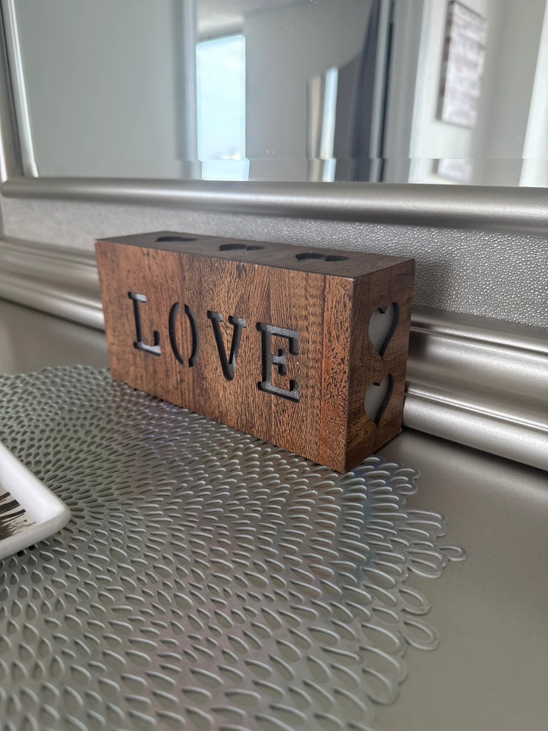 Wooden LOVE decor