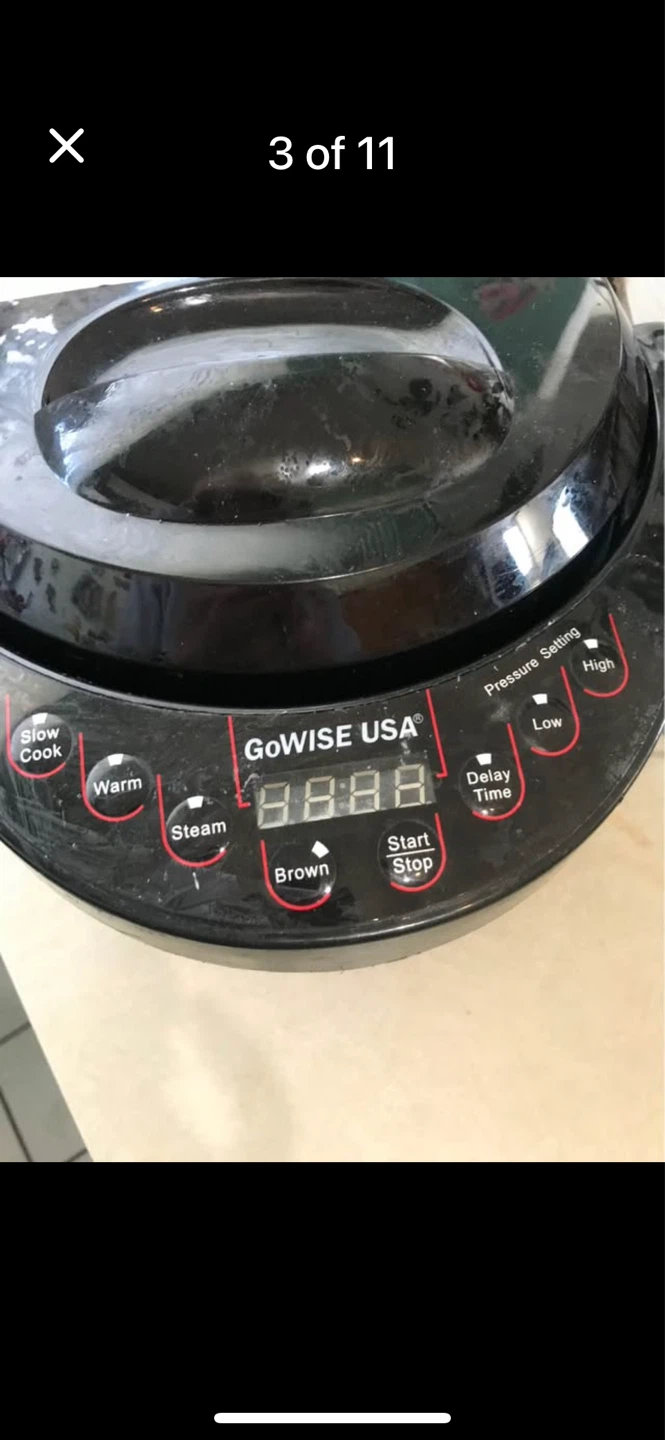 Electric 3 quart pressure cooker - photo 2