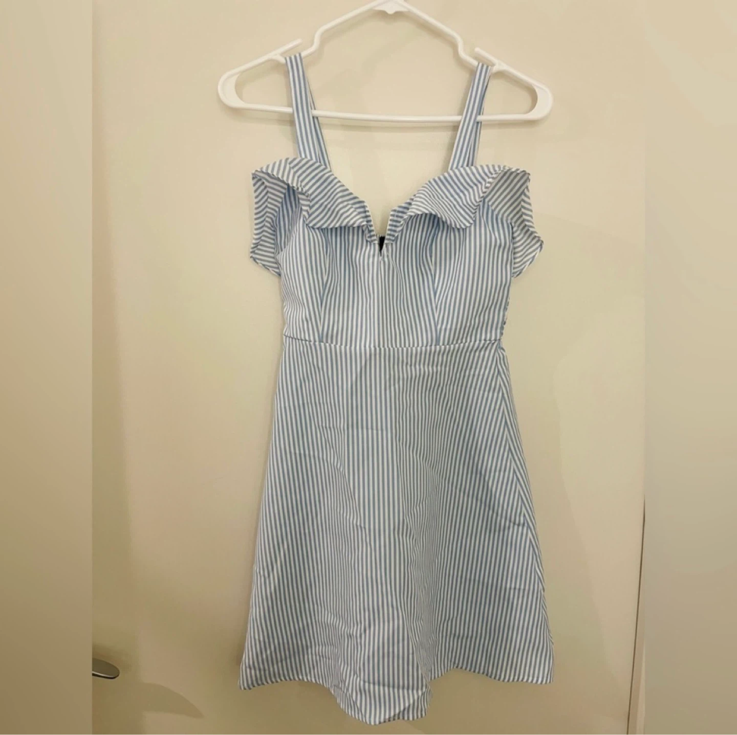 Derek Heart Striped Smocked Dress - Size S