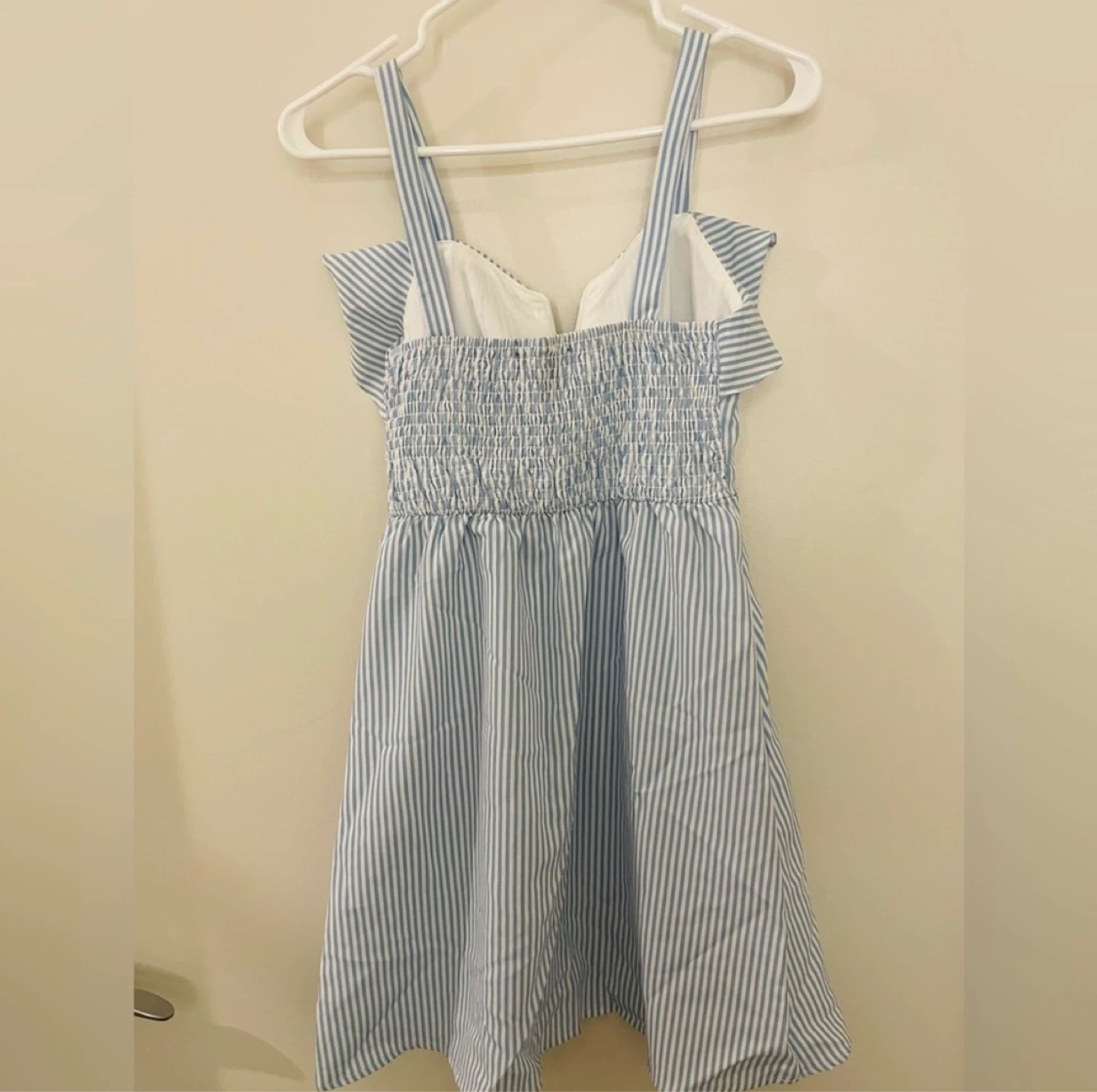 Derek Heart Striped Smocked Dress - Size S - photo 2