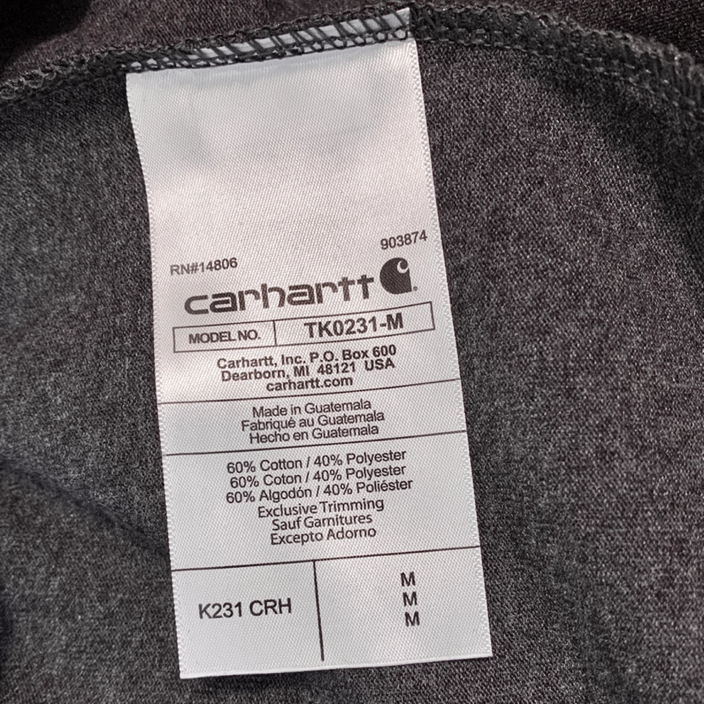 Carhartt Shirt Size Large Loose Fit Heavyweight NEW - photo 3