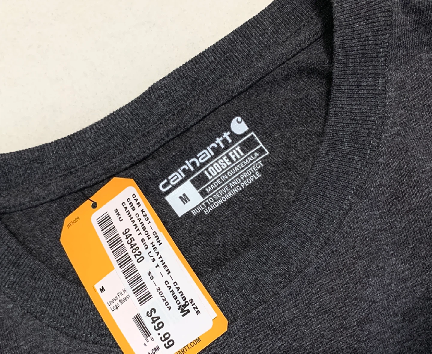 Carhartt Shirt Size Large Loose Fit Heavyweight NEW - photo 5