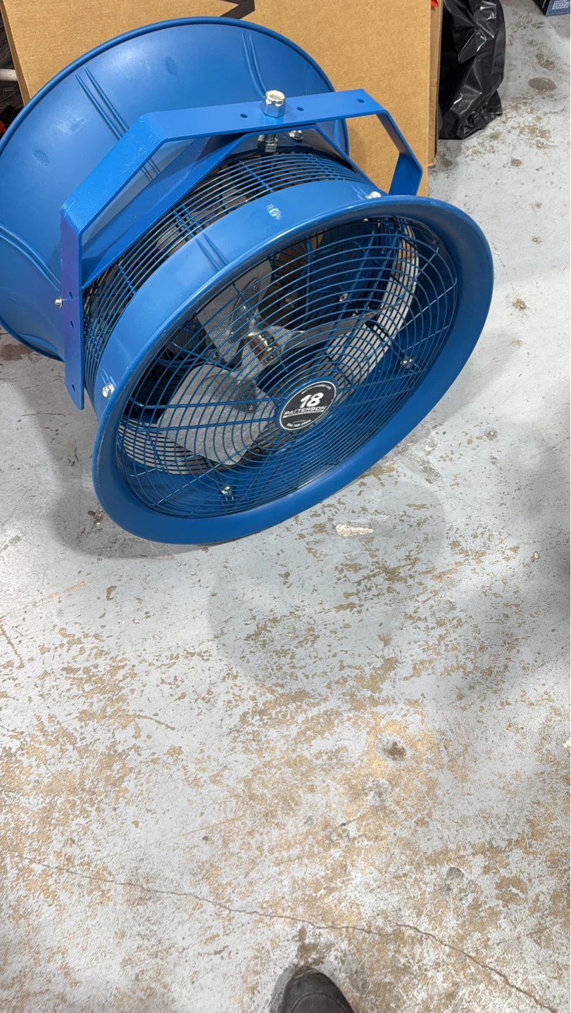 Patterson 22-inch High Velocity Industrial Wall Mount Fan - photo 2