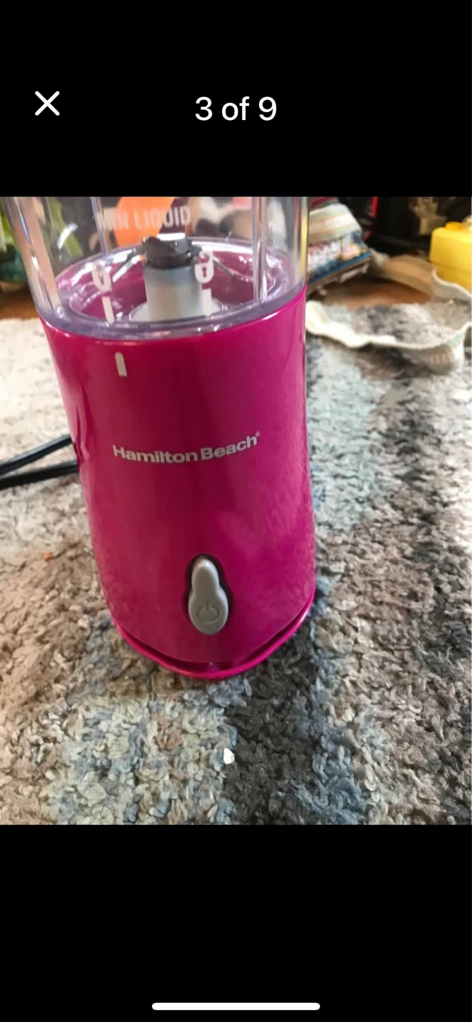 Hamilton beach single serve blender with drinking lid - photo 2