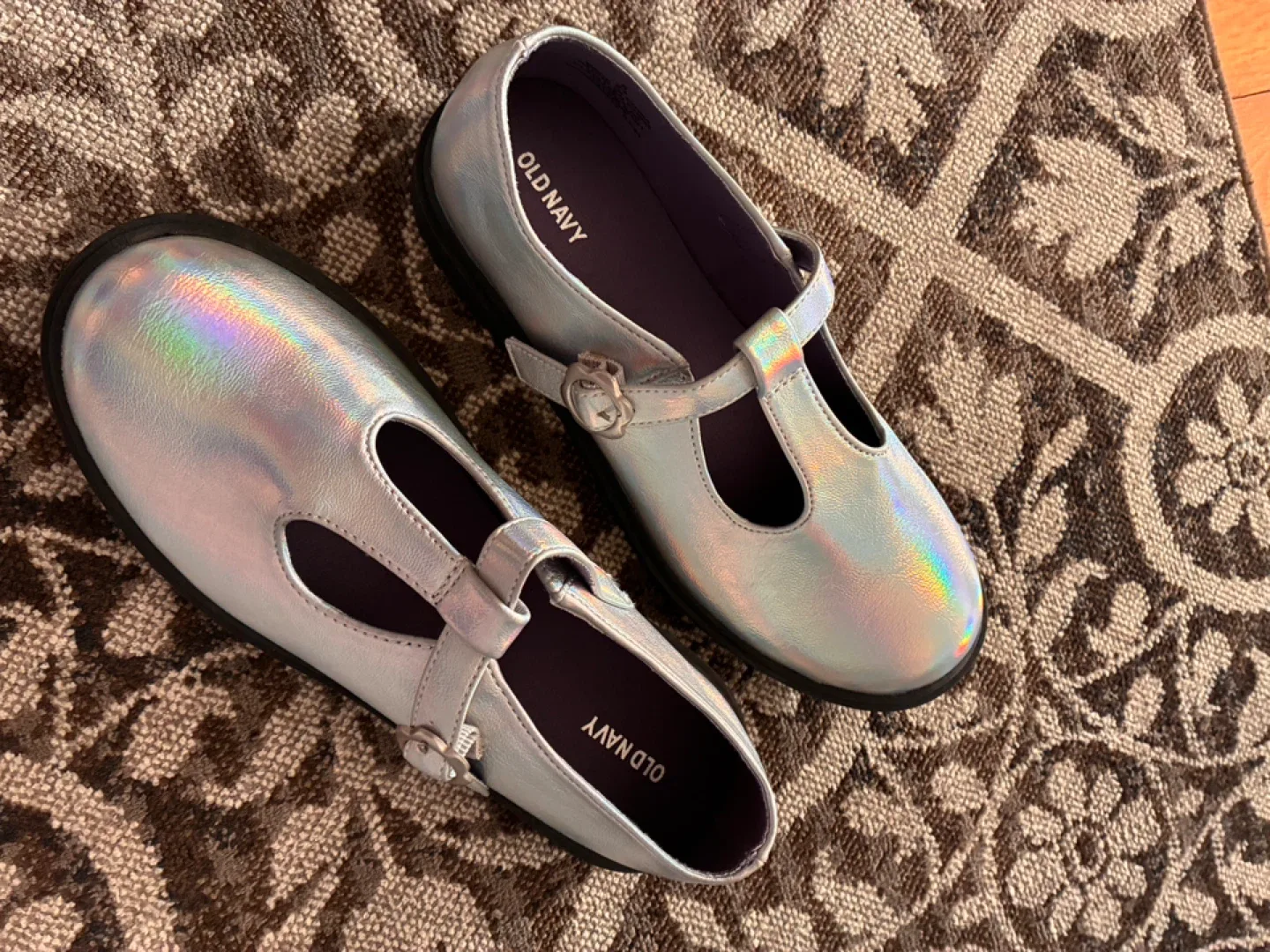 Old Navy Silver Mary Jane Shoes - photo 2