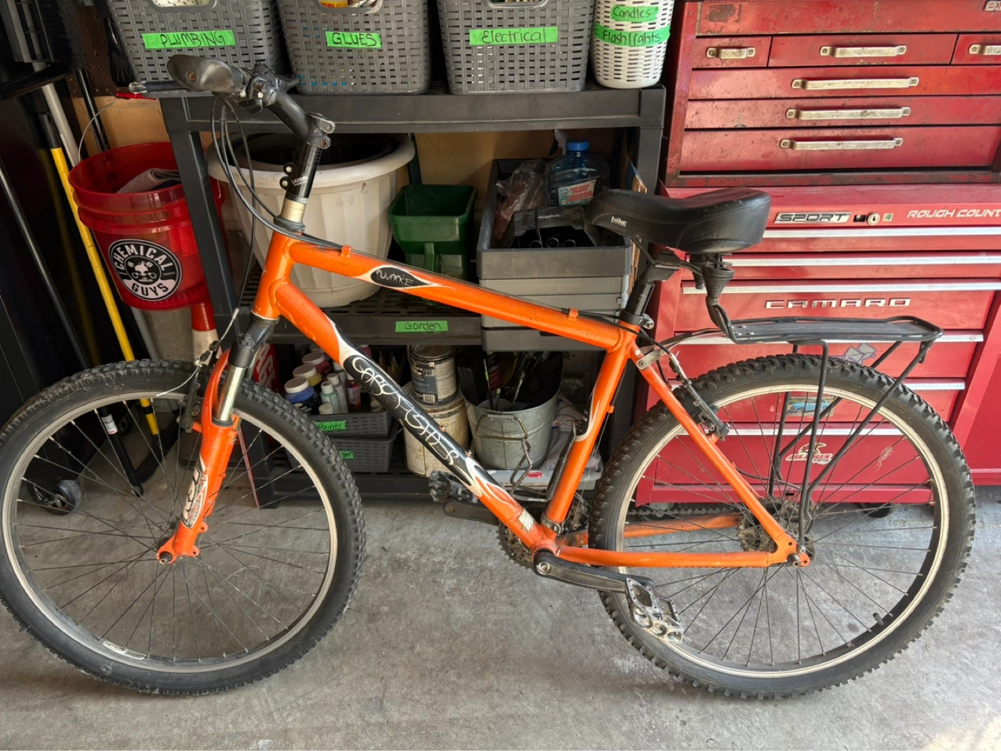 Orange Mountain Bike