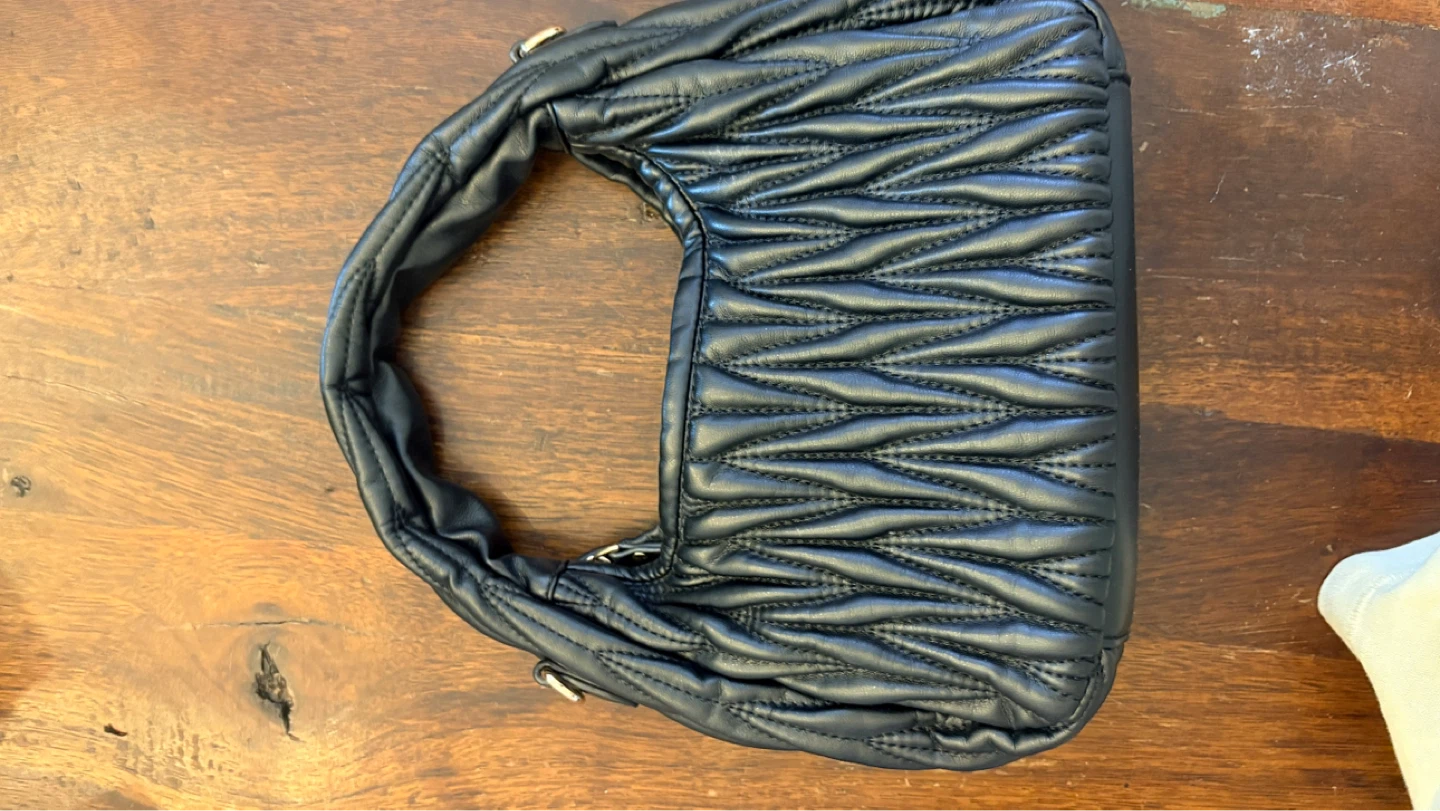Miu Miu Black Quilted Handbag  Bag - photo 2