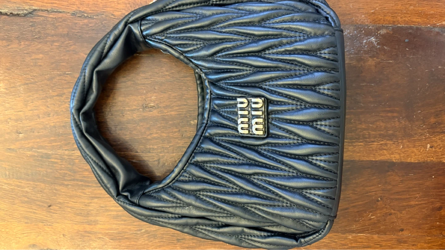Miu Miu Black Quilted Handbag  Bag - photo 3