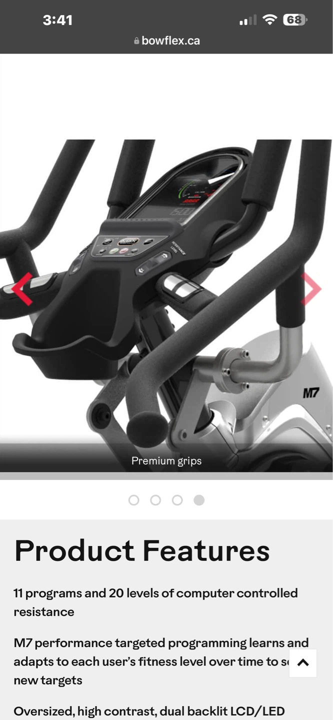 Bowflex Max Trainer M7 Elliptical - photo 5