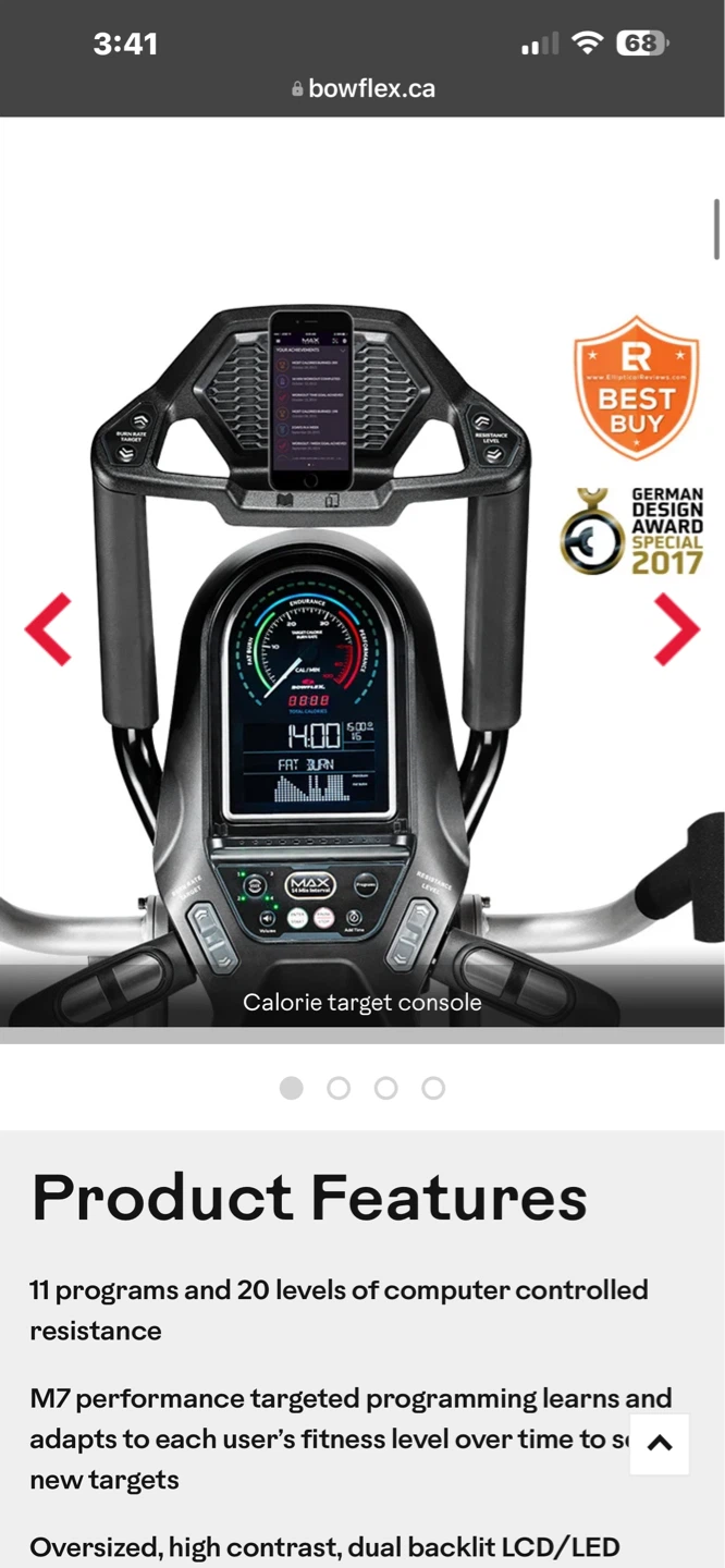 Bowflex Max Trainer M7 Elliptical - photo 2
